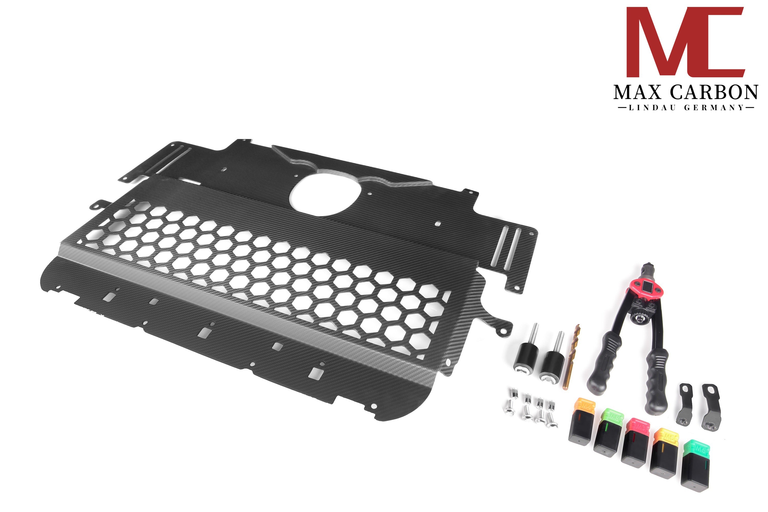 Dry Carbon Unterbodenschutz "SQ Style" für BMW M2 G87 / M3 G80 G81 / M4 G82 G83