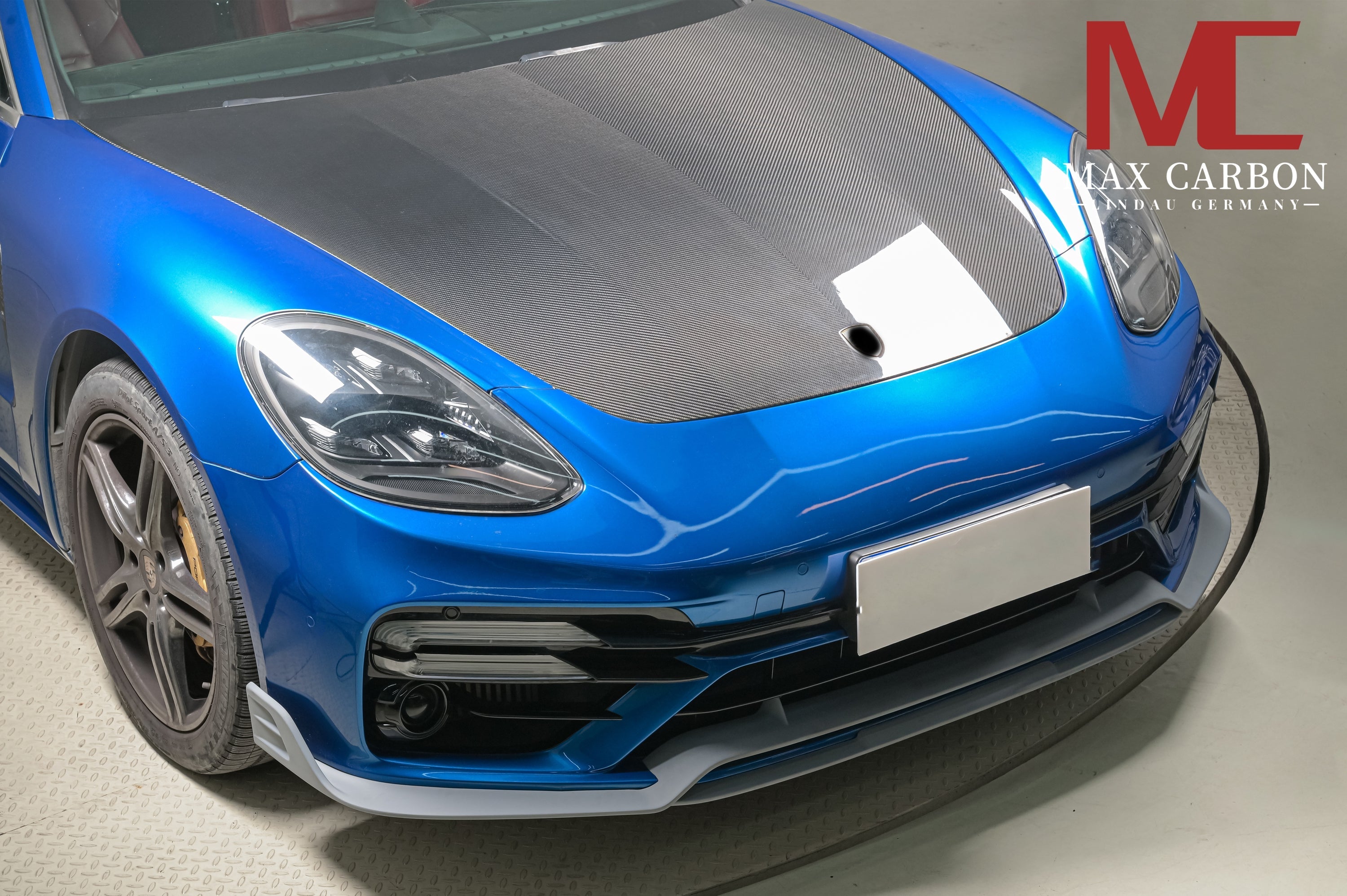 Carbon Motorhaube „OE-Design“ passend für Porsche Panamera 971 – Leichtbau im Serienlook