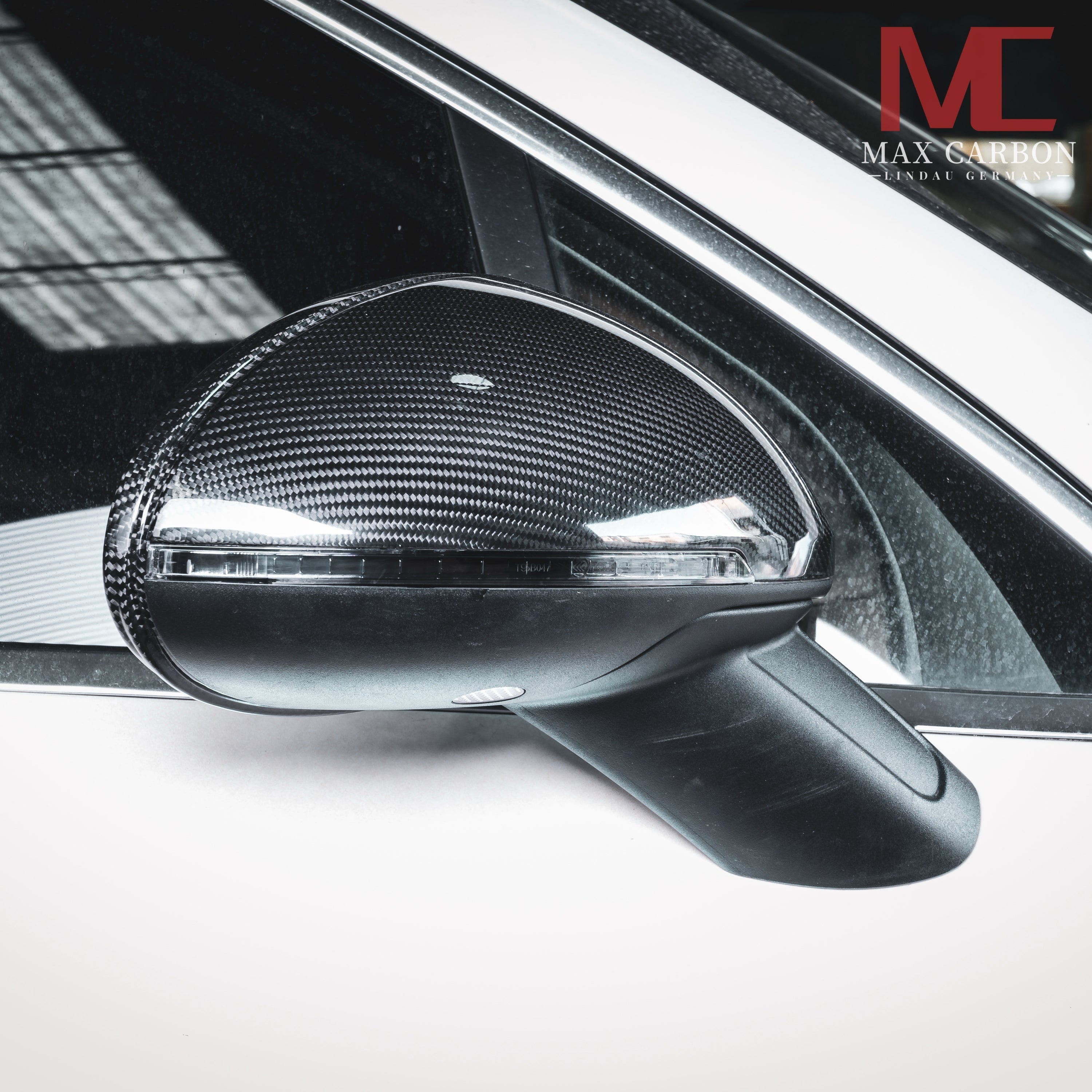 Dry-Carbon Spiegelkappen passend für Porsche Macan 95B – nur ca. 290 g