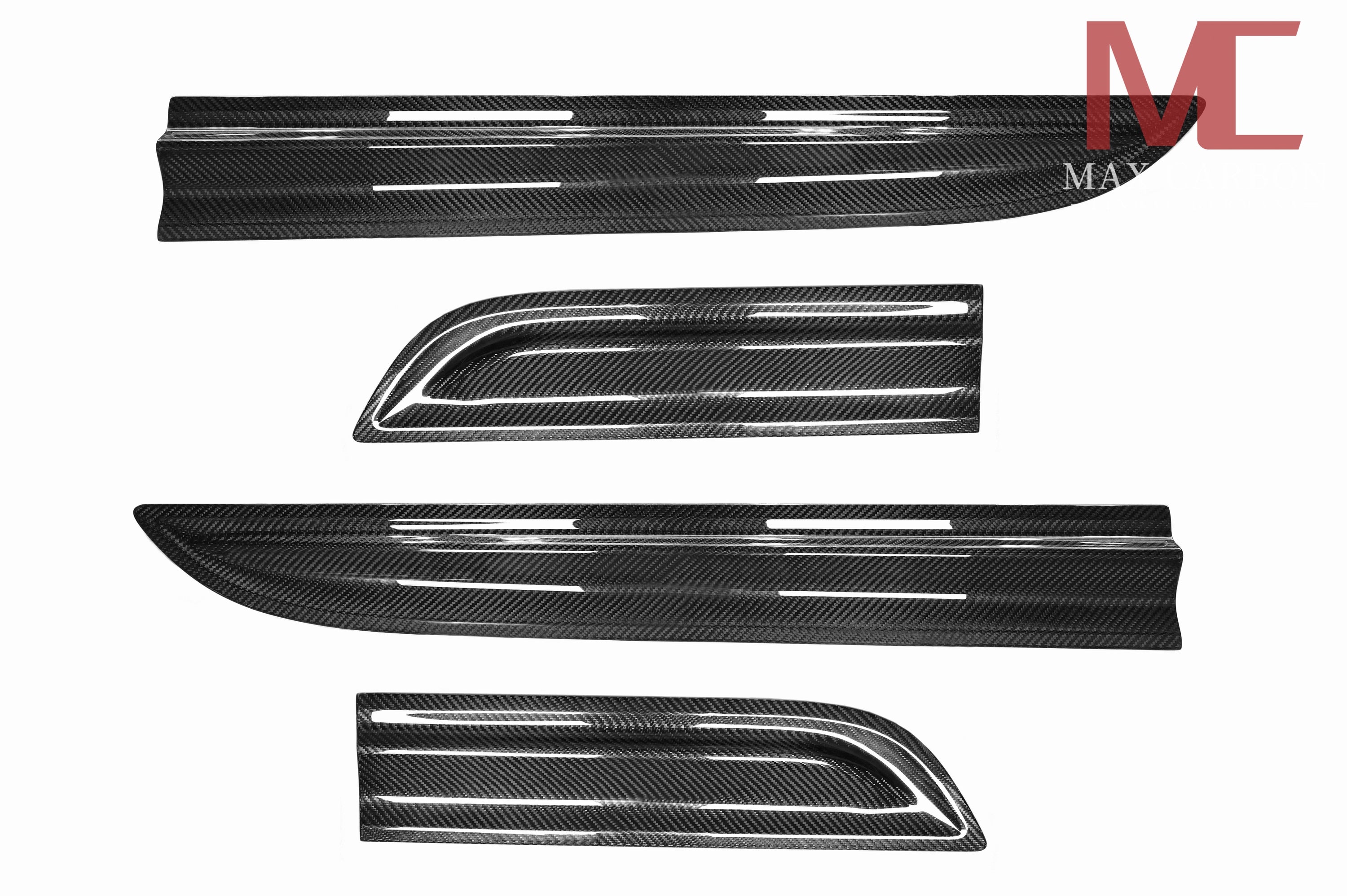 Dry-Carbon Seitenblenden „GTS Style“ passend für Porsche Macan 95B – sportlicher Seitenakzent