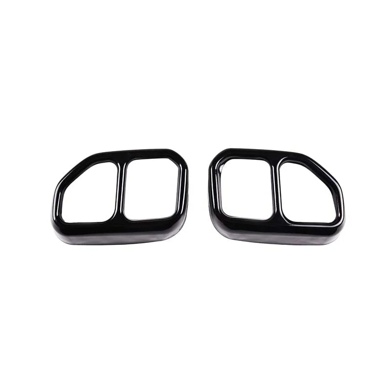 Edelstahl Auspuffabdeckung passend für BMW X3 G01 X4 G02