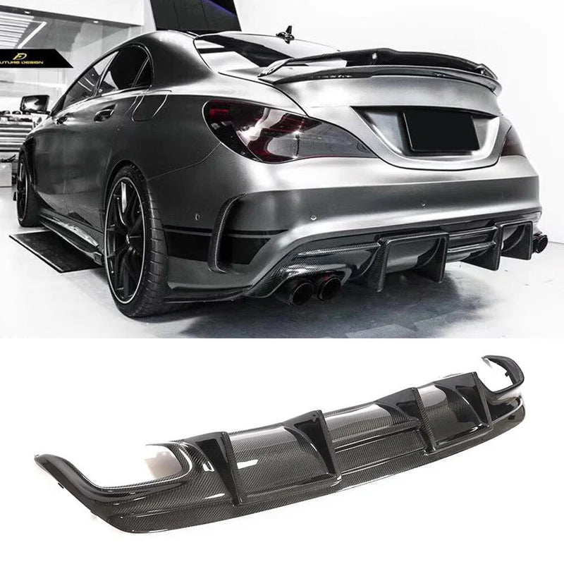 Carbon Fiber Heckdiffusor passend für Mercedes Benz CLA45 W117