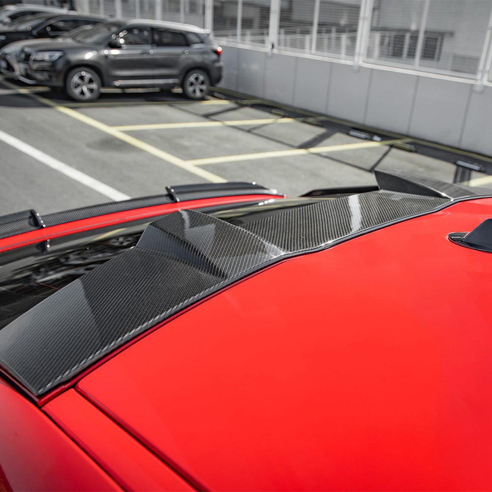 Dry-Carbon Dachkanten-Spoiler SQ-Style passend für BMW X6M F96 & X6 G06 (inkl. LCI) – sportlicher Heck-Abschluss