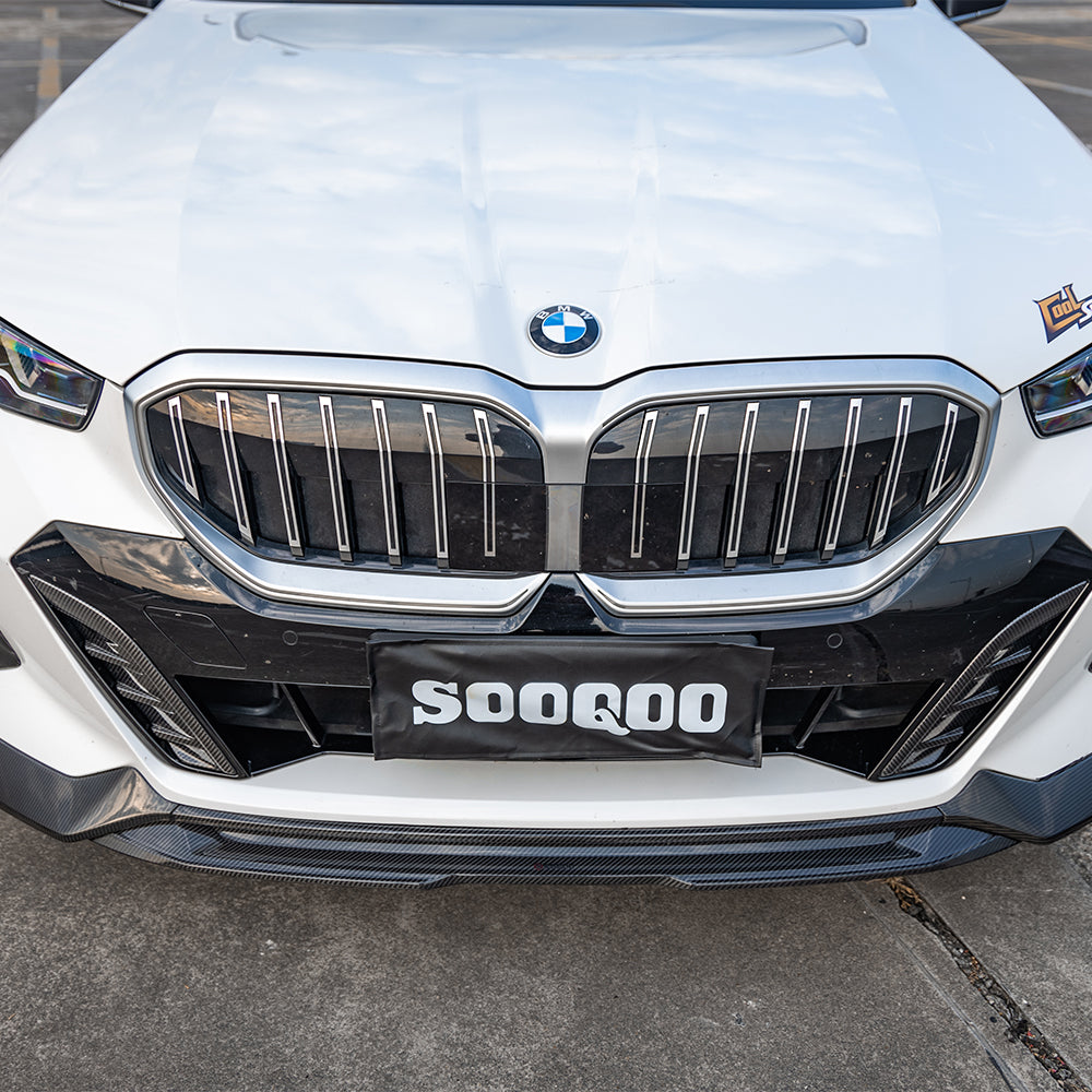 Dry-Carbon Frontlippe SQ-Style passend für BMW 5er G60 G61 (M-Paket) – schärfere Front in echtem Carbon