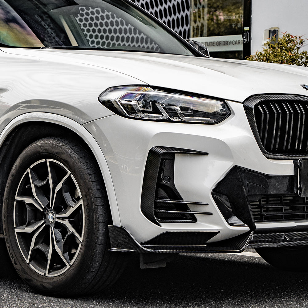Carbon Frontlippe passend für BMW X3 G01 LCI und X4 G02 LCI, Echtcarbon - Getsdowned