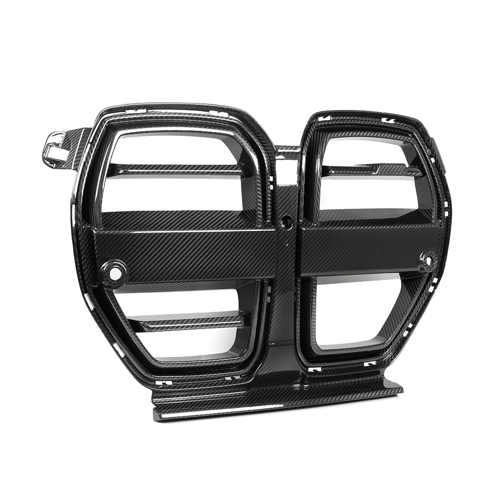 Dry Carbon SQ-V-Style Frontgrill Nieren mit ACC für BMW M3 G80 G81 & M4 G82 G83
