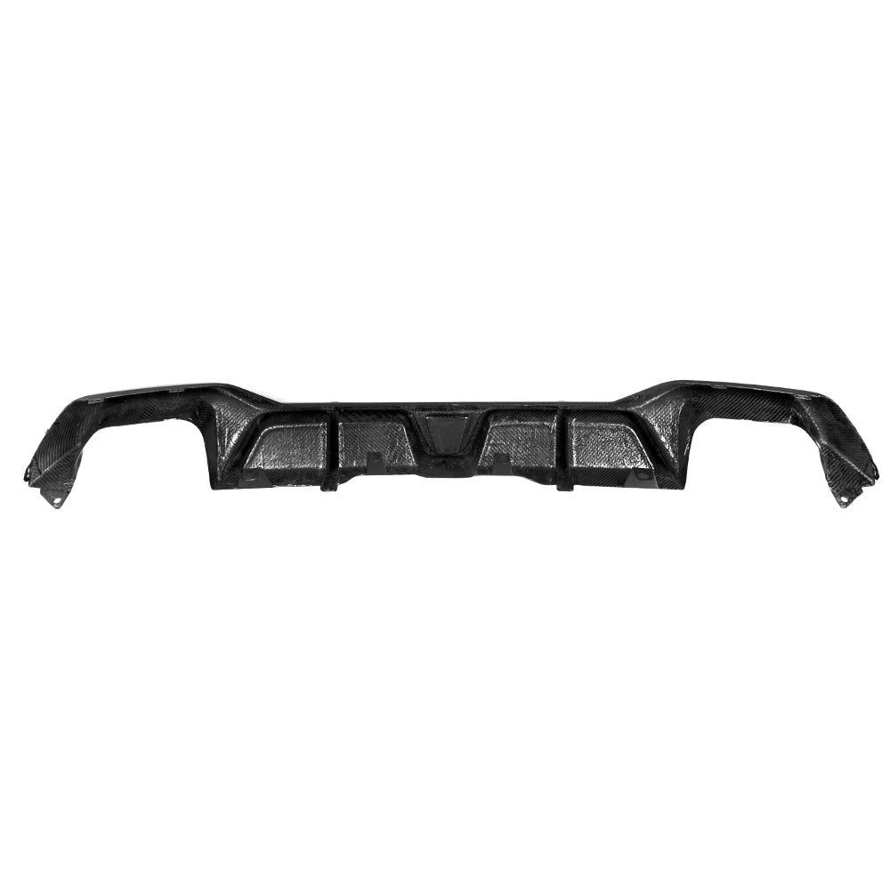 Carbon Heckdiffusor im SQ-Style passend für BMW X4 G02 inkl. LCI, Echtcarbon - Getsdowned