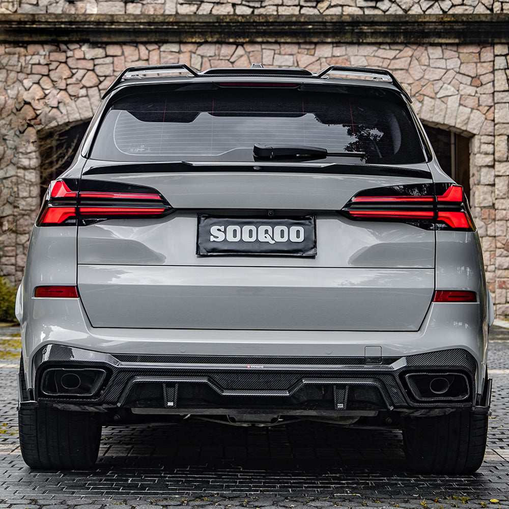 Dry-Carbon Heckdiffusor SQ-Style passend für BMW X5 G05 – Heck mit Präsenz