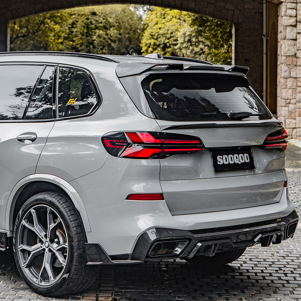 Dry-Carbon Abrisskante / Ducktail SQ-Style passend für BMW X5 G05 LCI – cleaner Heck-Abschluss