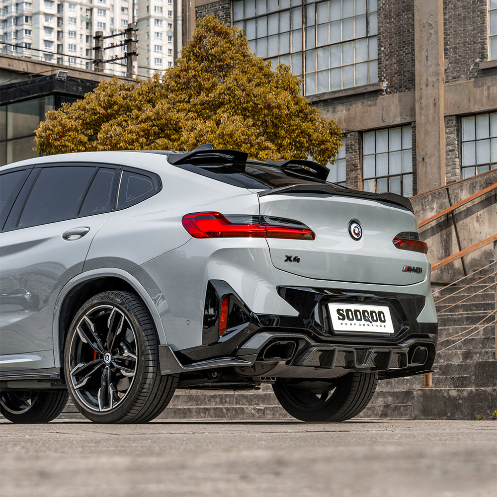 Carbon Heckdiffusor SQ passend für BMW X4 G02 inkl. LCI