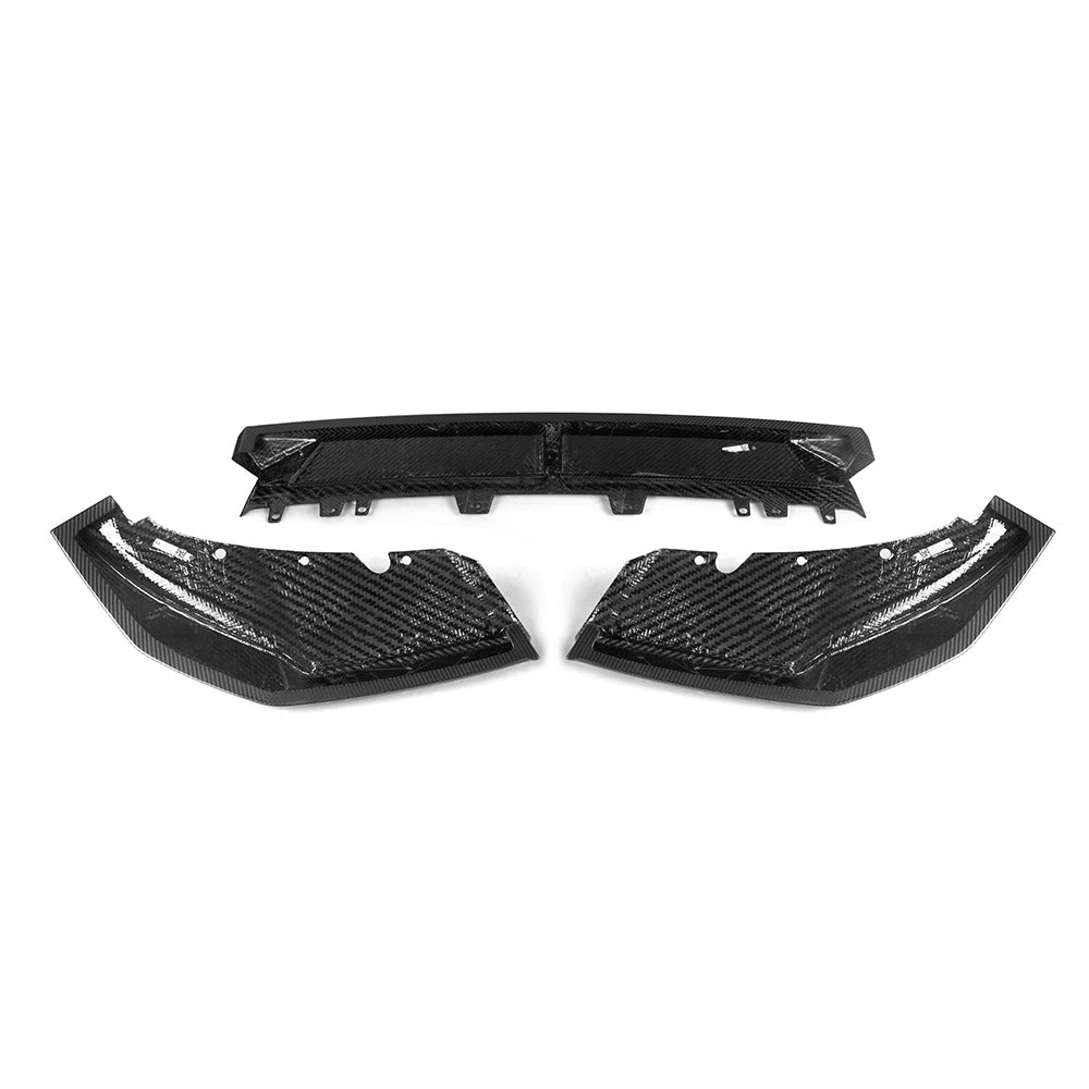 Dry-Carbon Frontlippe SQ Style B passend für BMW X3M F97 / X4M F98 LCI – schärfere Frontkante in Echtcarbon
