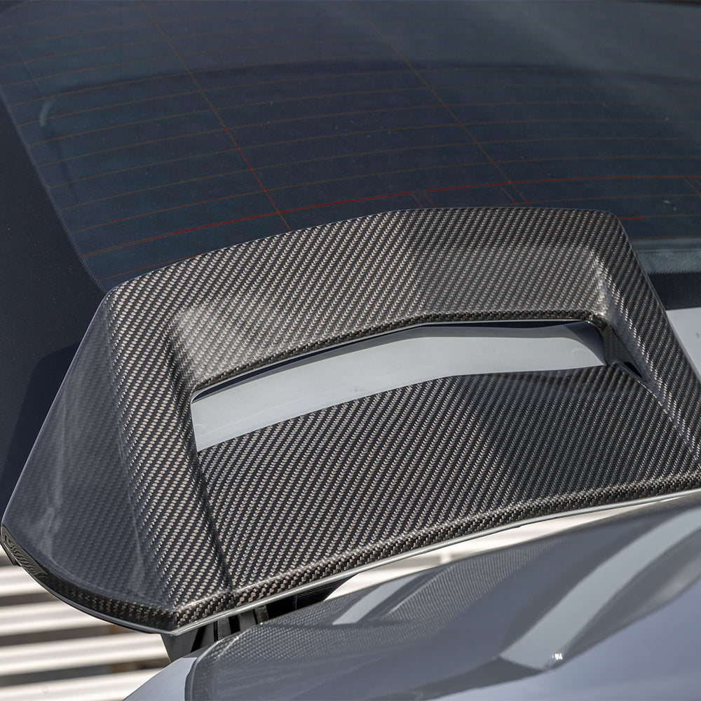 Dry-Carbon Dachspoiler-Lippe passend für BMW X4M F98 LCI & X4 G02 LCI – Echtcarbon-Heckabschluss