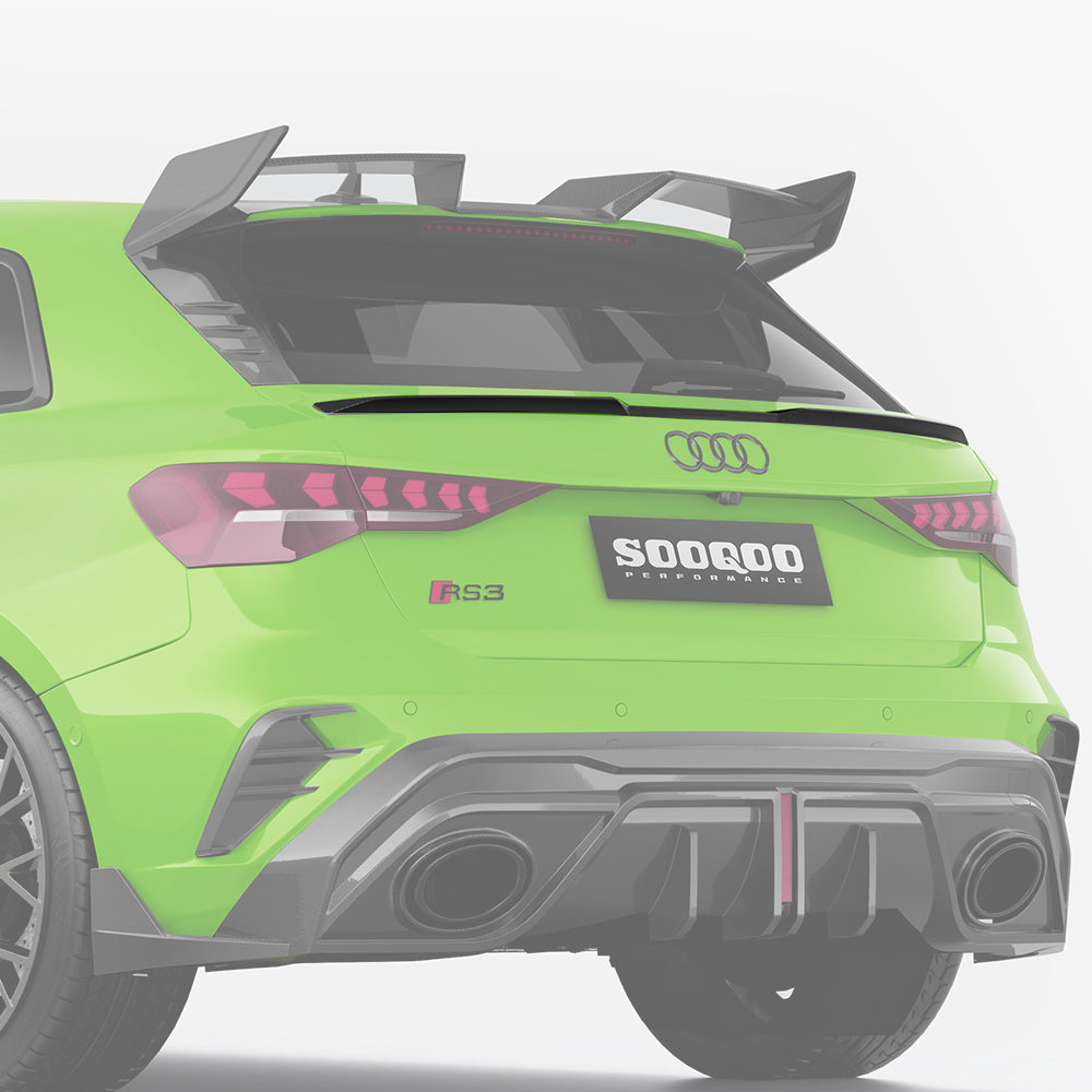 Carbon Ducktail Heckspoiler für Audi RS3 8Y Facelift – Heck-Aggression