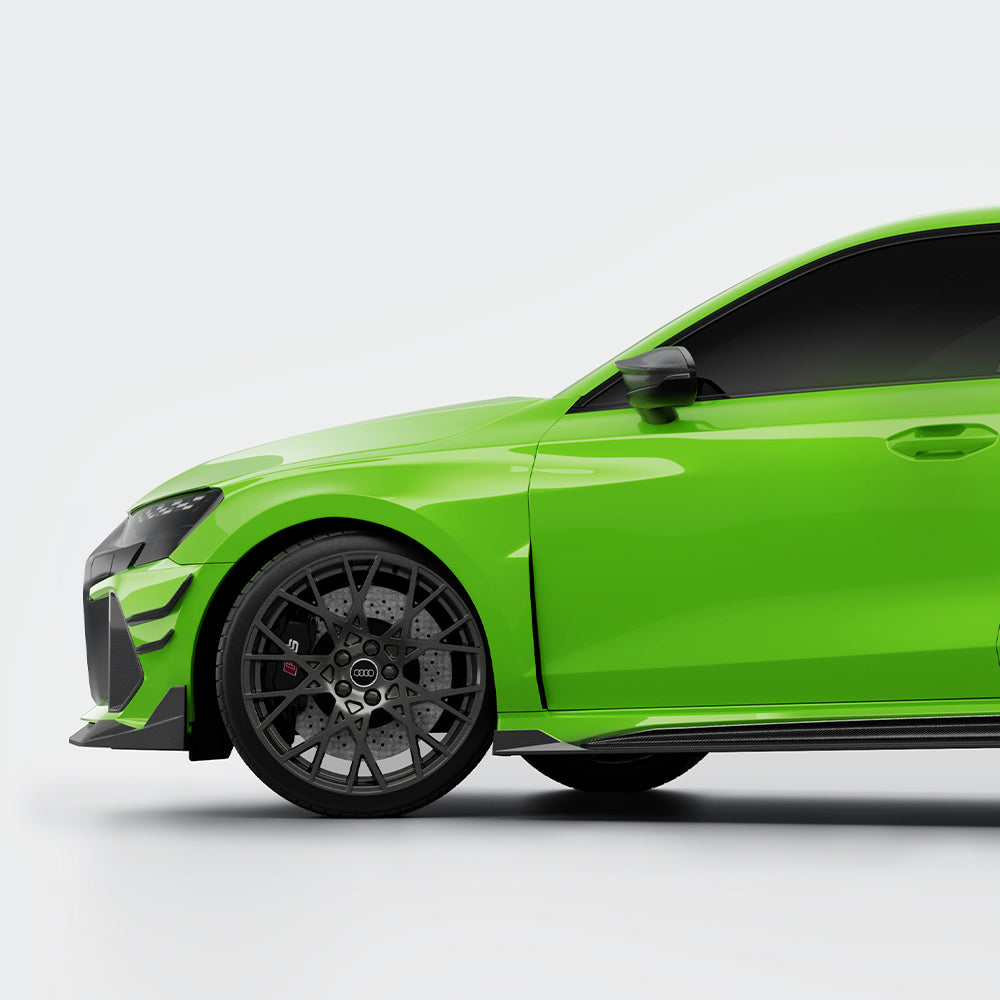 Carbon Spiegelkappen passend für Audi RS3 8Y Facelift – Carbon-Spiegeloptik