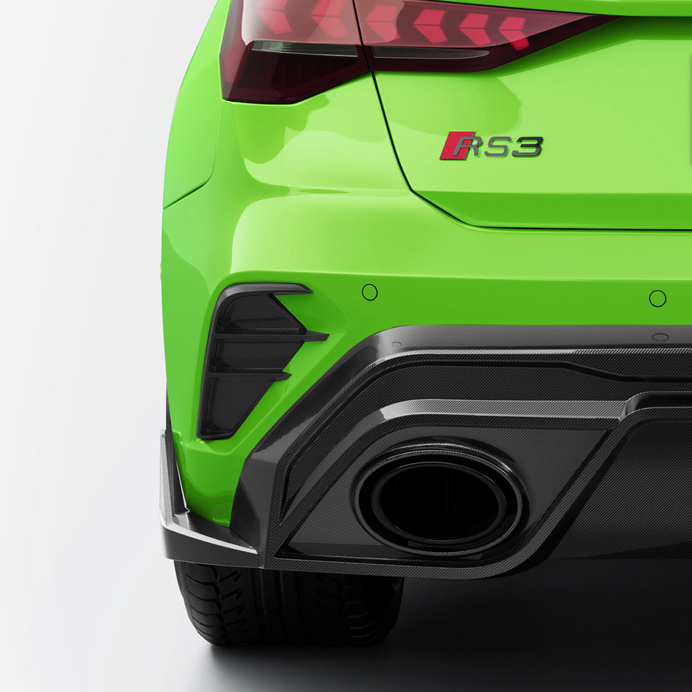 Carbon Heckansatz passend für Audi RS3 8Y LCI – Rear Aggression