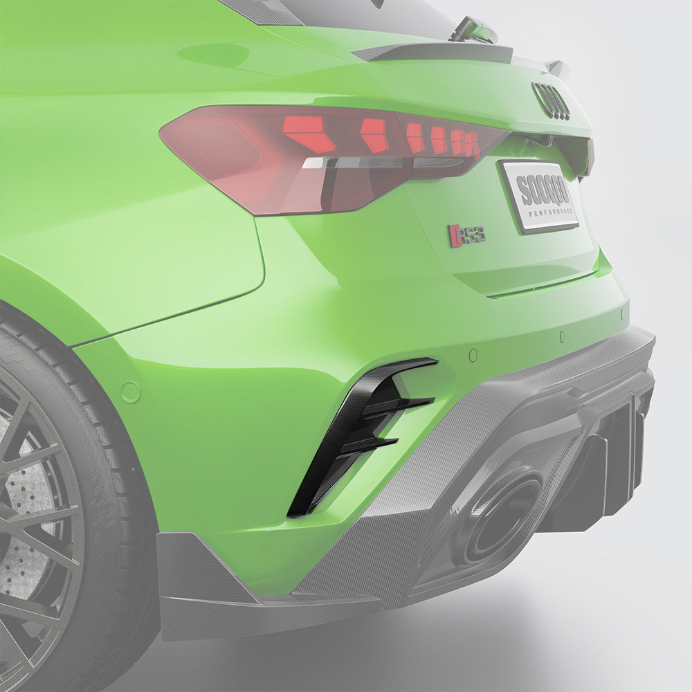 Carbon Heckansatz passend für Audi RS3 8Y LCI – Rear Aggression