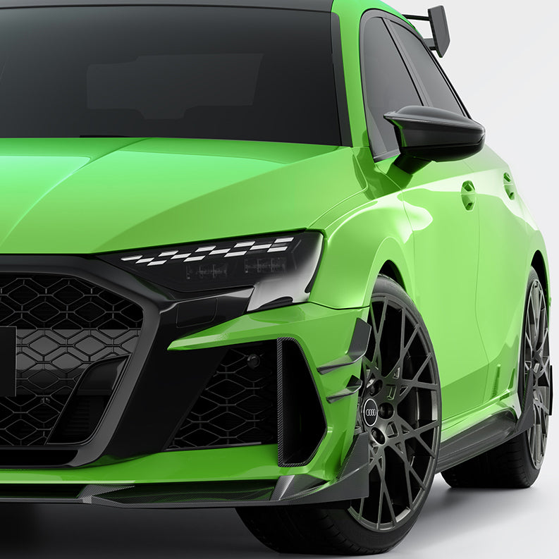 Carbon Front Canards passend für Audi RS3 8Y (Facelift) – Rennsport-Optik