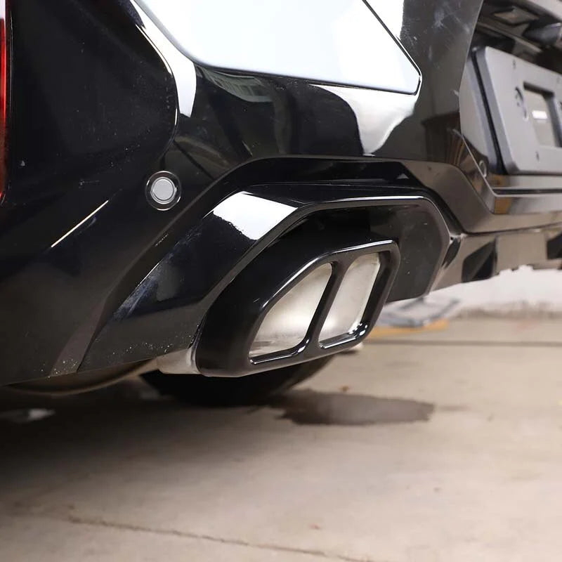 Edelstahl Auspuffabdeckung passend für BMW X3 G01 X4 G02