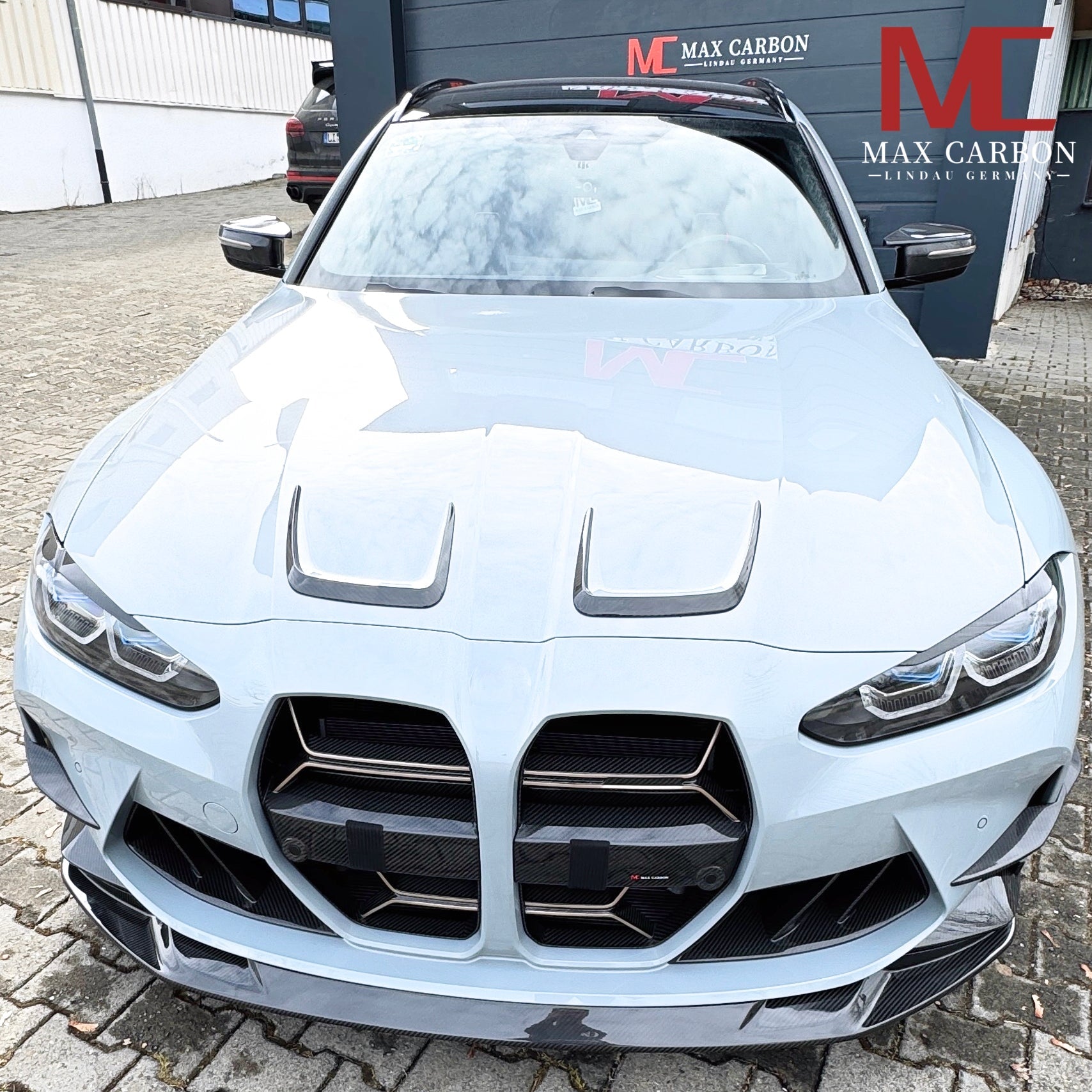 Dry-Carbon Frontlippe VR passend für BMW M3 G80 / G81 / M4 G82 / G83 – Aggressive Front-Splitter