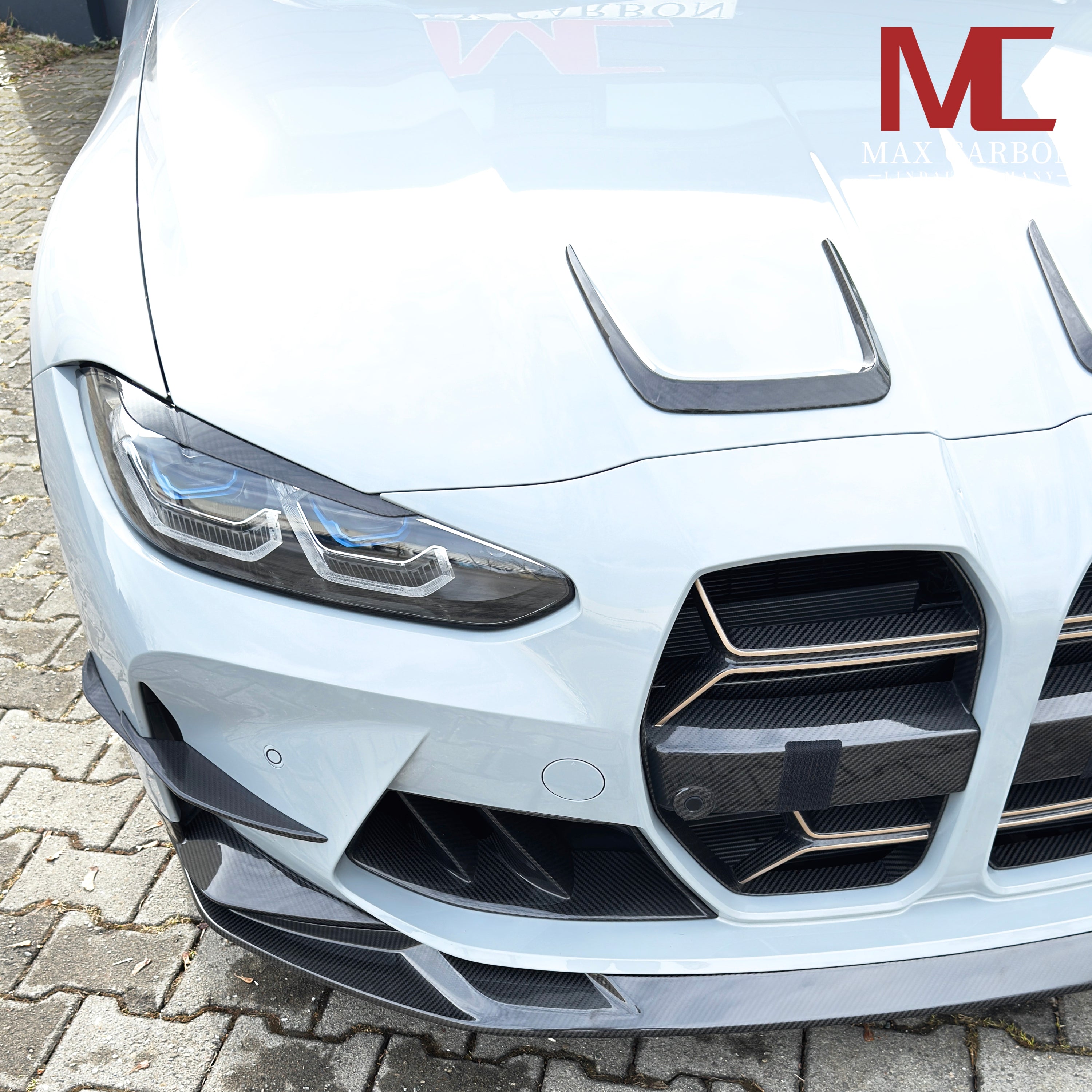 Dry-Carbon Frontlippe VR passend für BMW M3 G80 / G81 / M4 G82 / G83 – Aggressive Front-Splitter
