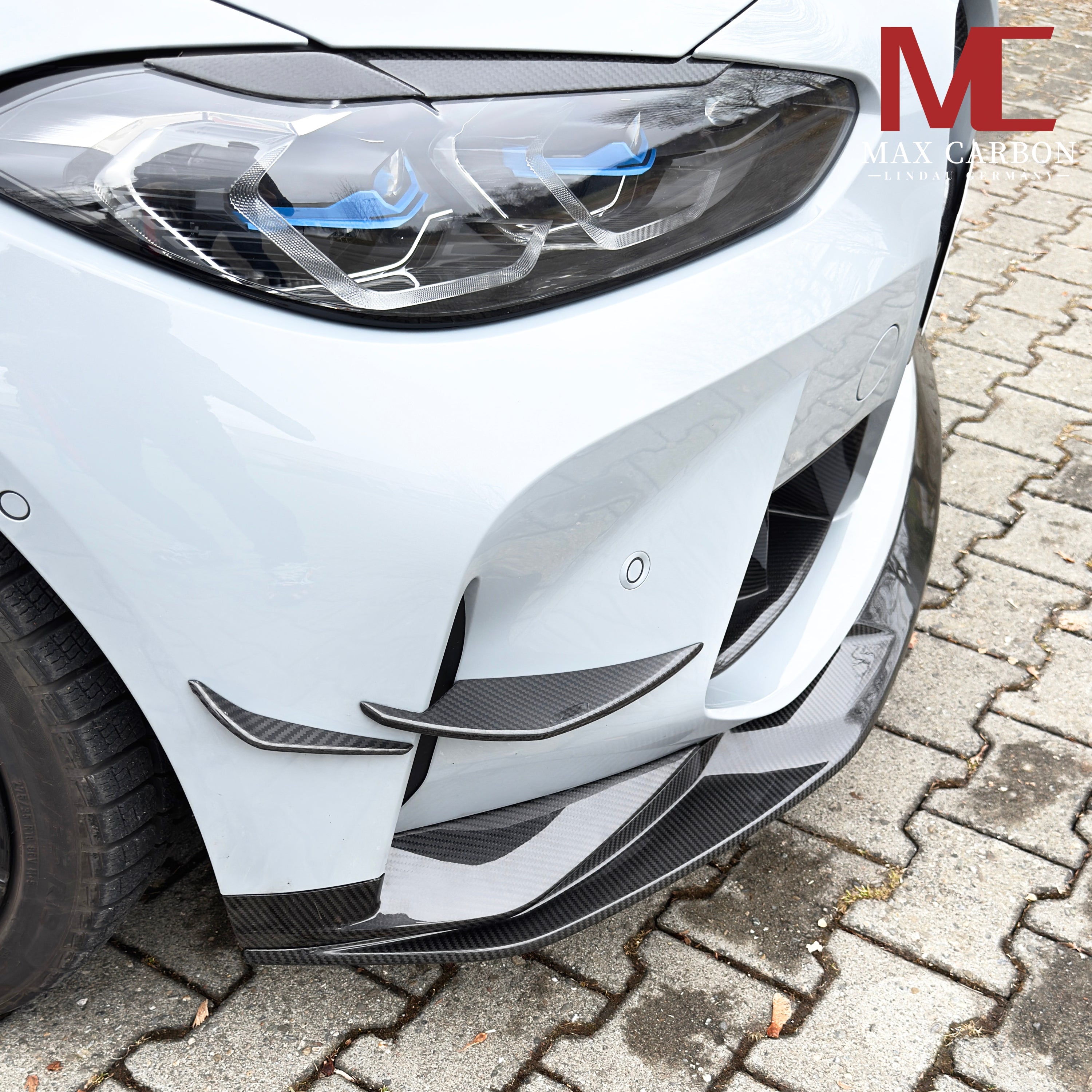 Dry-Carbon Frontlippe VR passend für BMW M3 G80 / G81 / M4 G82 / G83 – Aggressive Front-Splitter