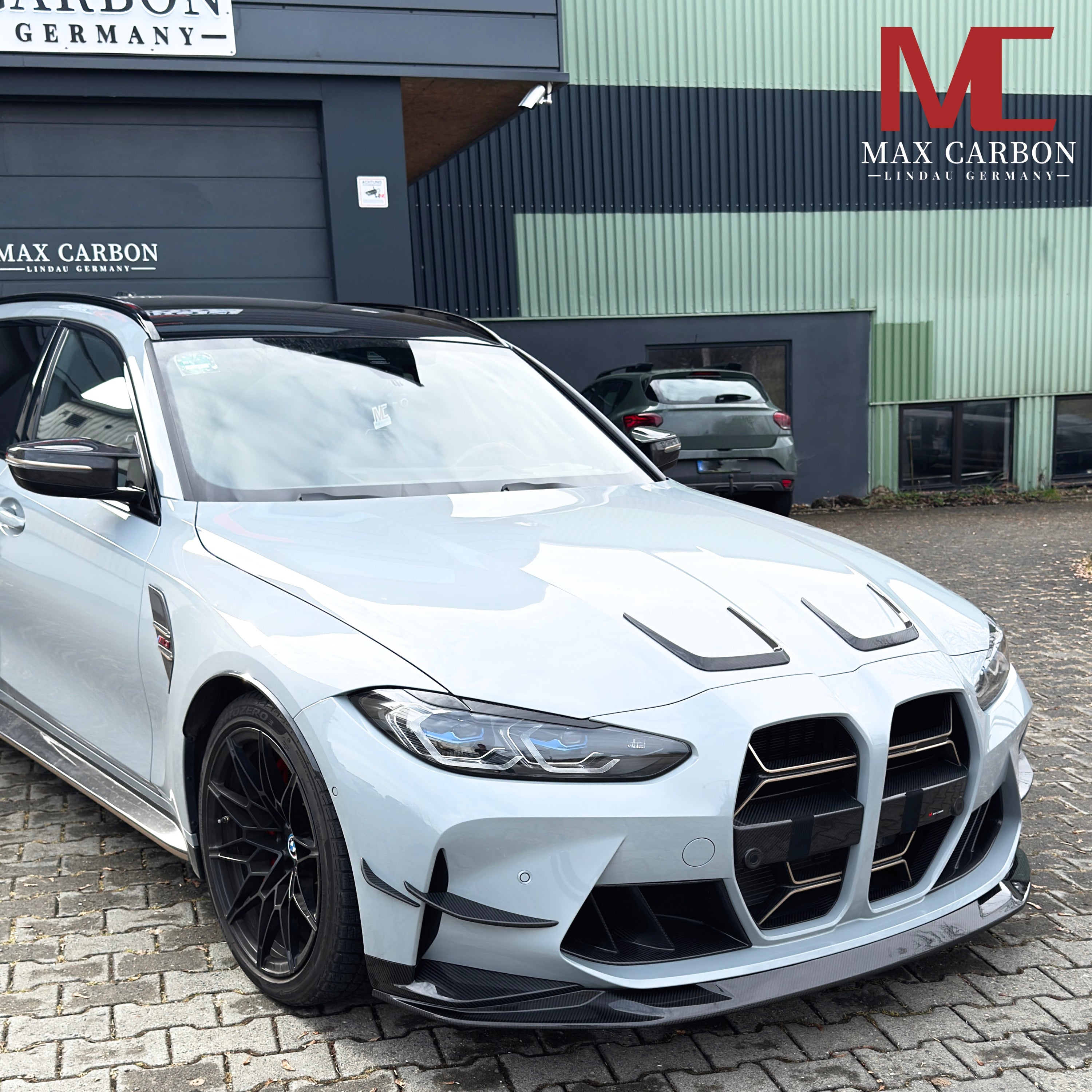 Dry-Carbon Frontlippe VR passend für BMW M3 G80 / G81 / M4 G82 / G83 – Aggressive Front-Splitter