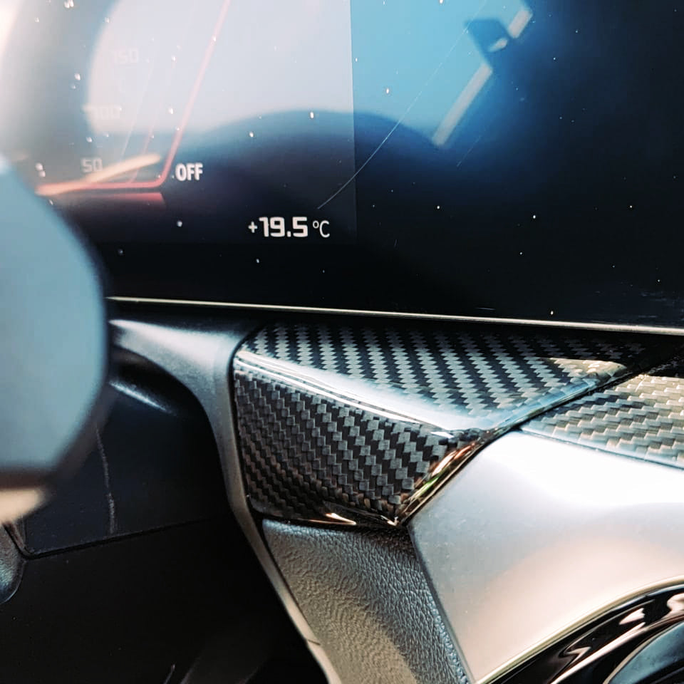 Carbon Armaturenbrett-Cover passend für BMW M2 G87/M3 G80/G81 u.a., Echtcarbon - Getsdowned