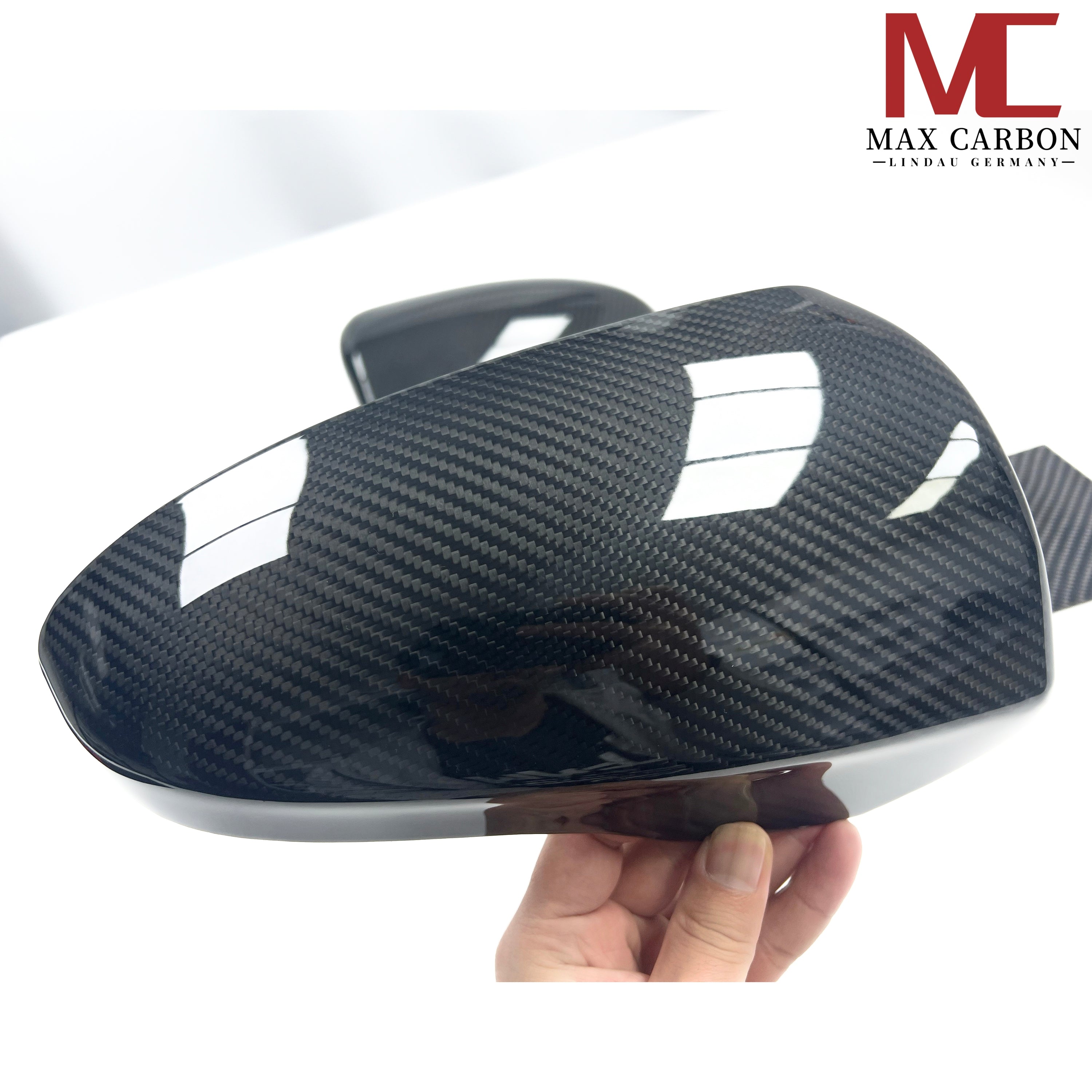 Dry-Carbon Spiegelkappen passend für BMW M5 F10 & M6 F12 F13 F06 – Carbon statt Lack