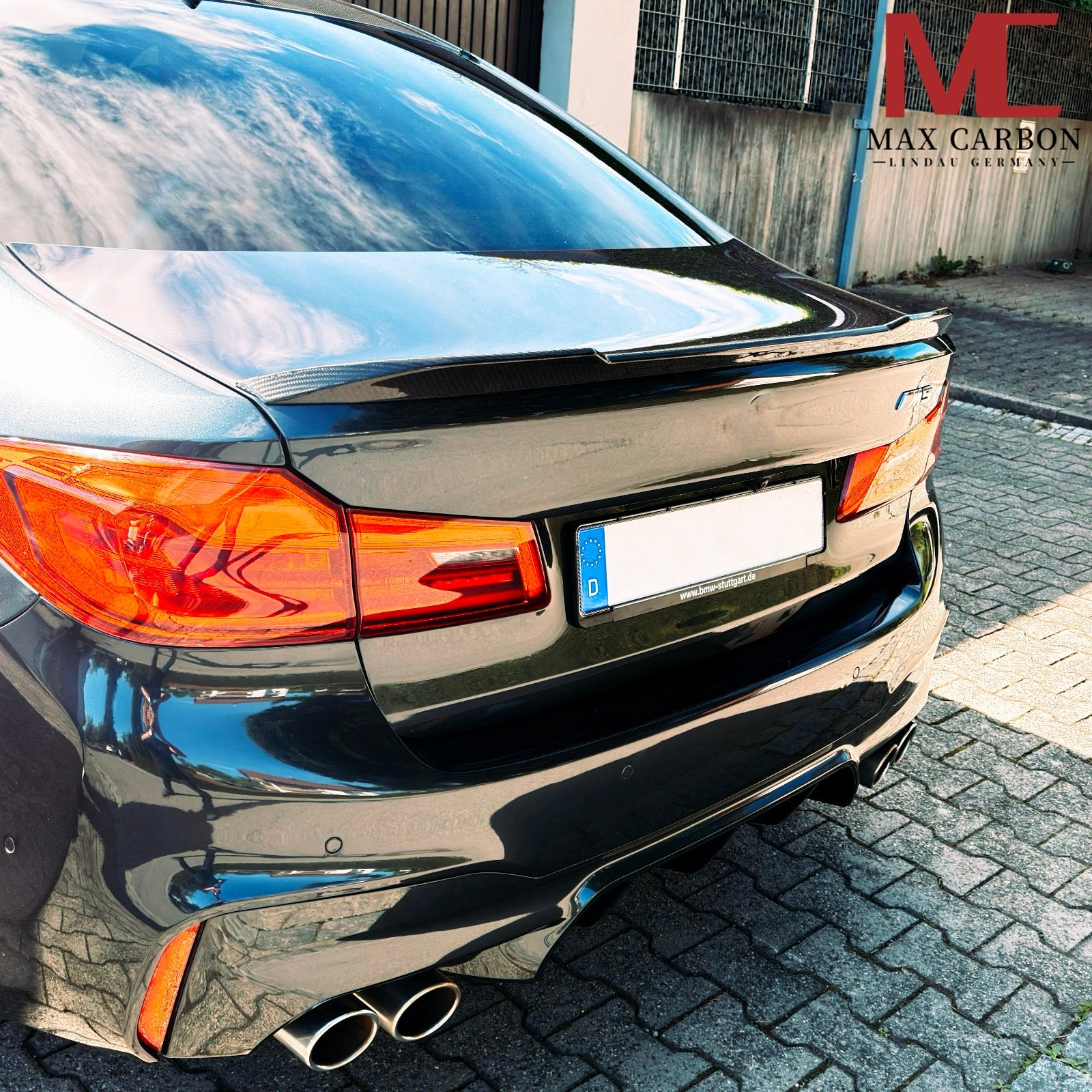 Dry-Carbon Heckspoiler Ducktail passend für BMW M5 F90 / M5 CS / 5er G30 LCI – Aggressive Performance