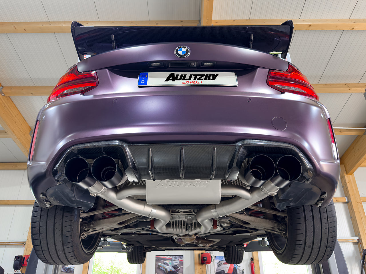 Aulitzky Abgasanlage passend für BMW M2 F87 Competition S55 (ECE) - Getsdowned