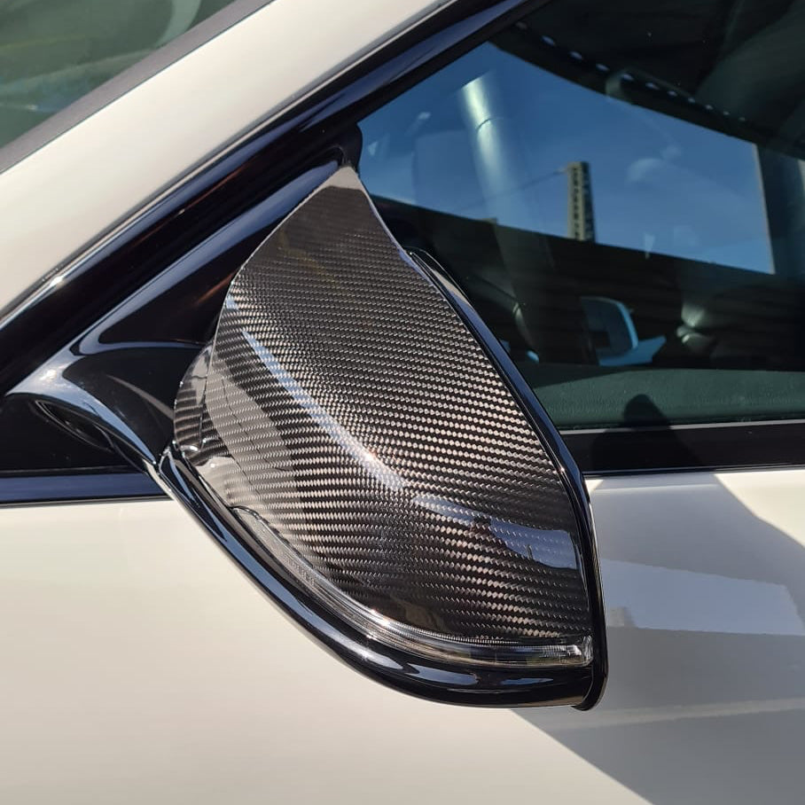Dry-Carbon Spiegelkappen passend für BMW Z4 G29 / 1er F40 / 2er F44 & Toyota GR Supra A90 – Carbon statt Lack