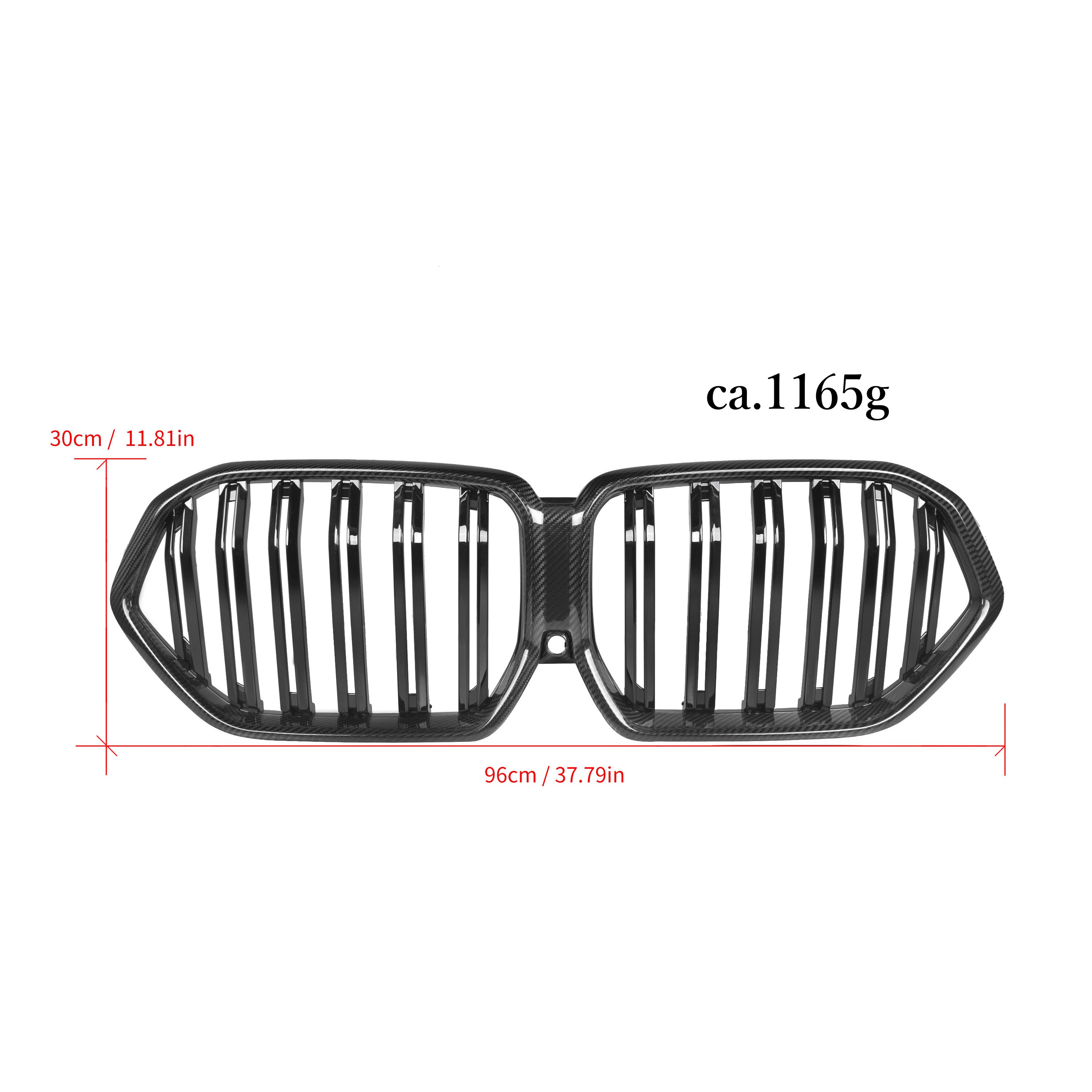 Dry Carbon Kühlergrill Nieren für BMW X6 G06 LCI & X6M F96 LCI