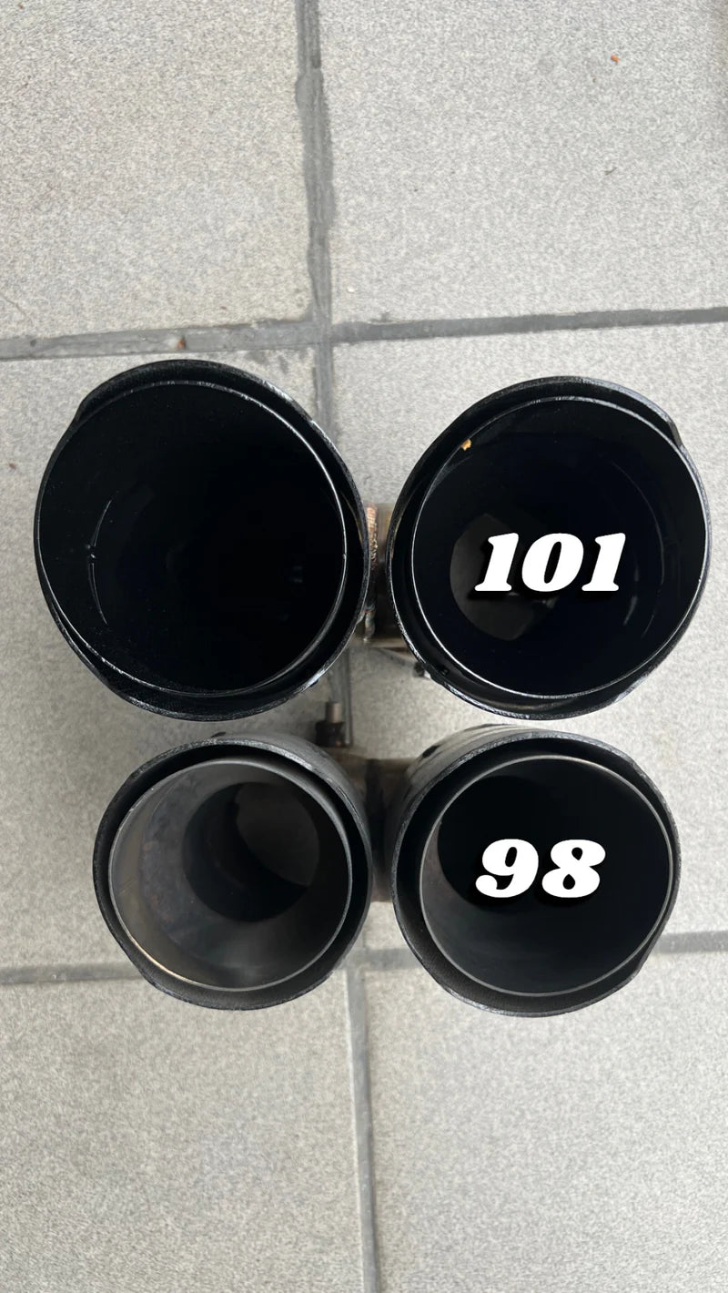 98mm Auspuffblenden passend für BMW G20 G22 G42 M40i