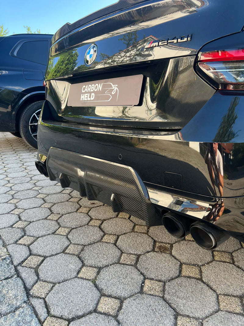 98mm Auspuffblenden passend für BMW G20 G22 G42 M40i