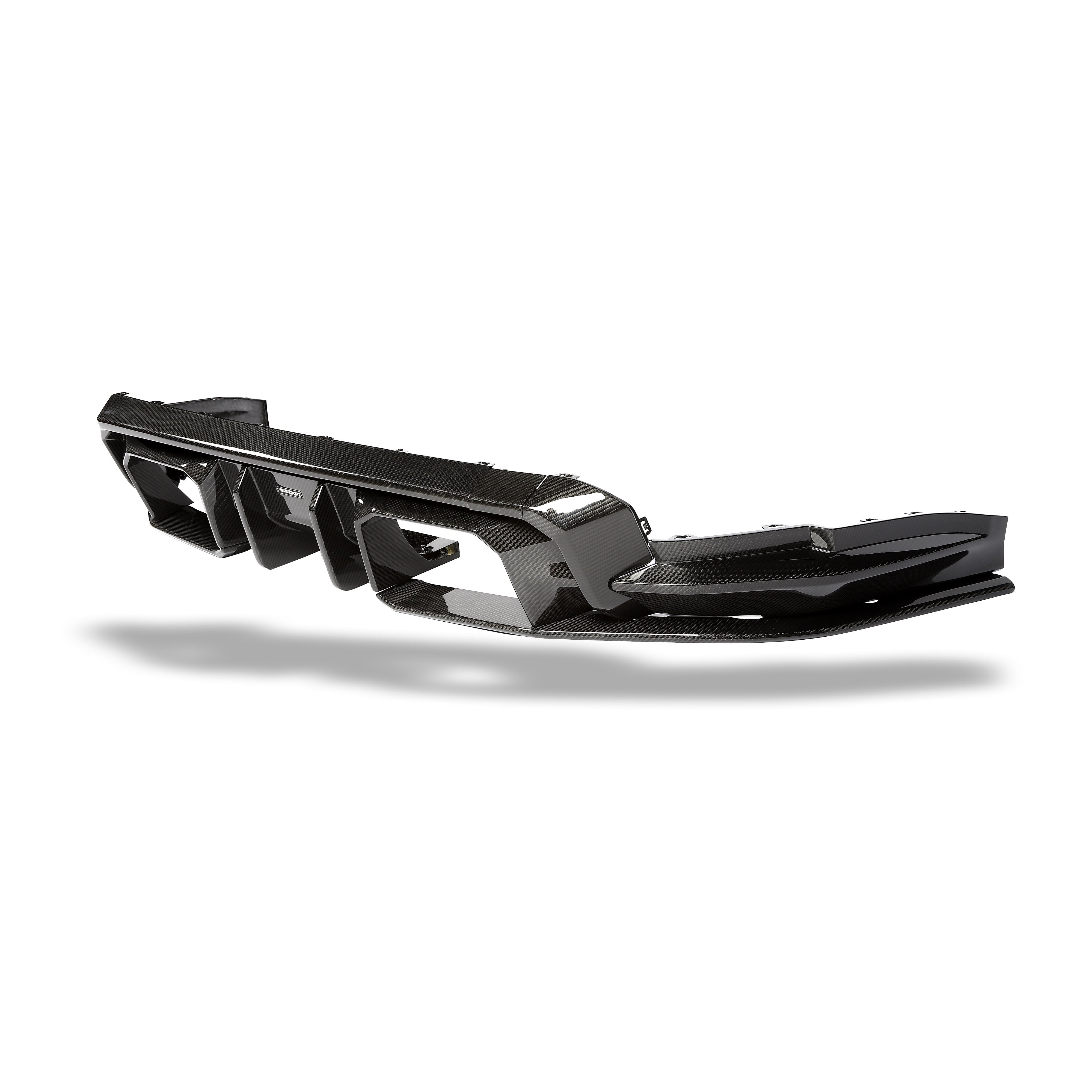 Dry-Carbon Heckdiffusor passend für BMW M3/M4 G80-G83 – Aerodynamik mit Struktur