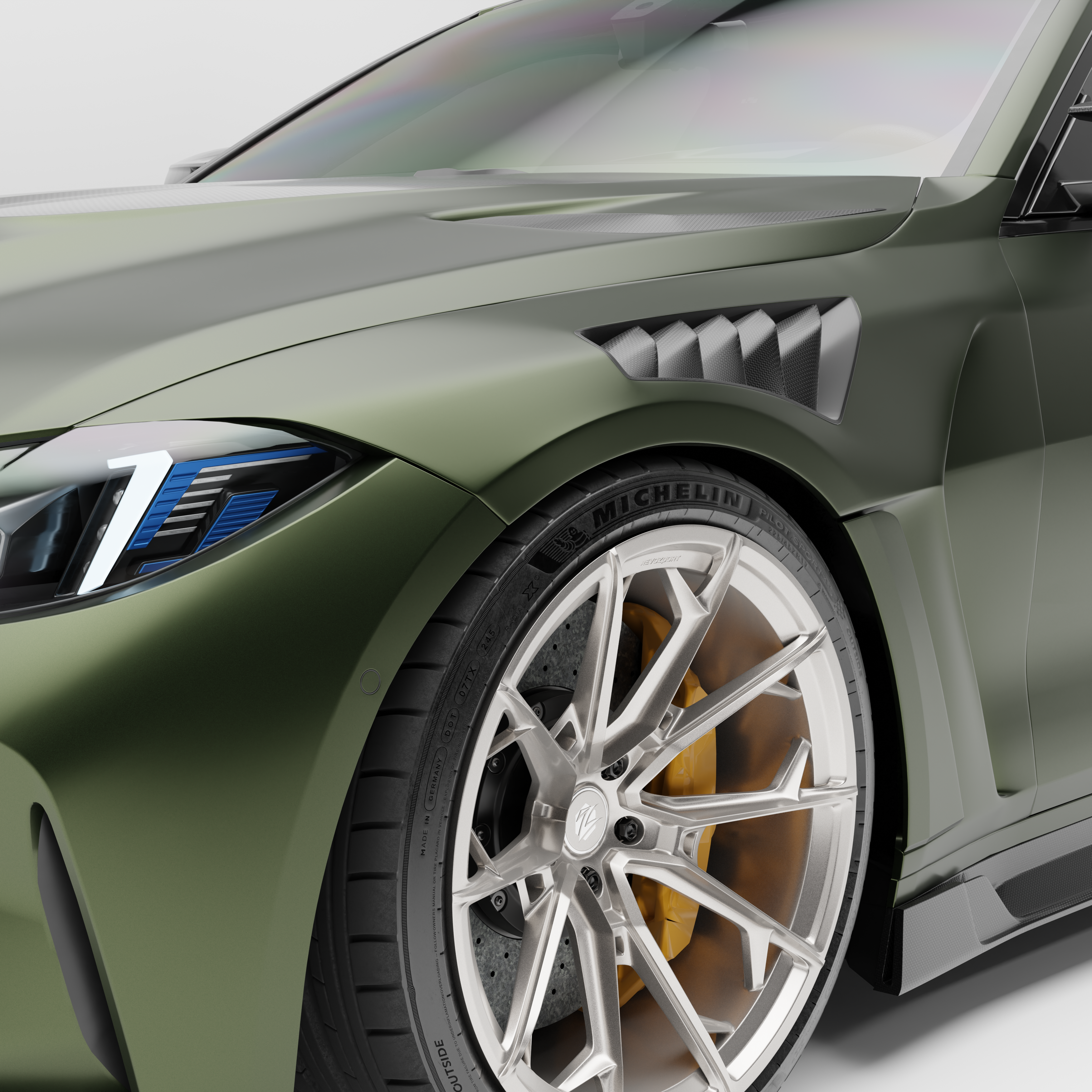 Dry-Carbon Seitenschweller passend für BMW M4 G82-G83 – breite aggressive Seitenlinie