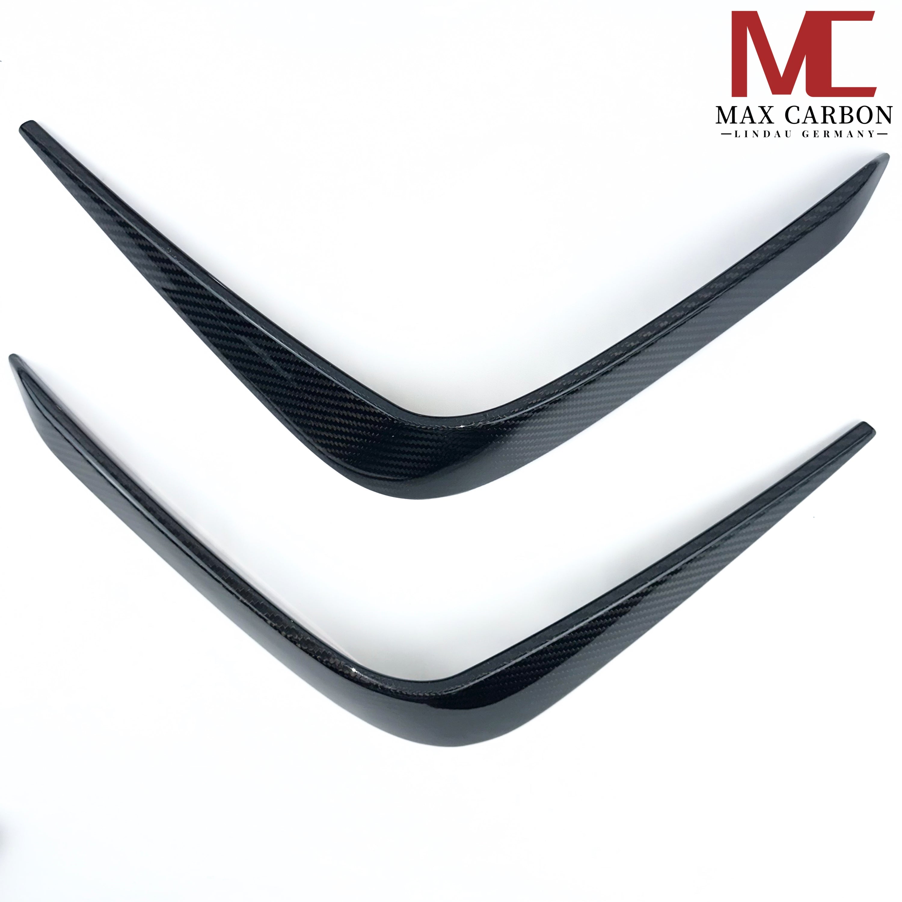 Dry Carbon Frontansatz Front AERO FLICK L Form für BMW M3 G80 G81 / M4 G82 G83 - Getsdowned
