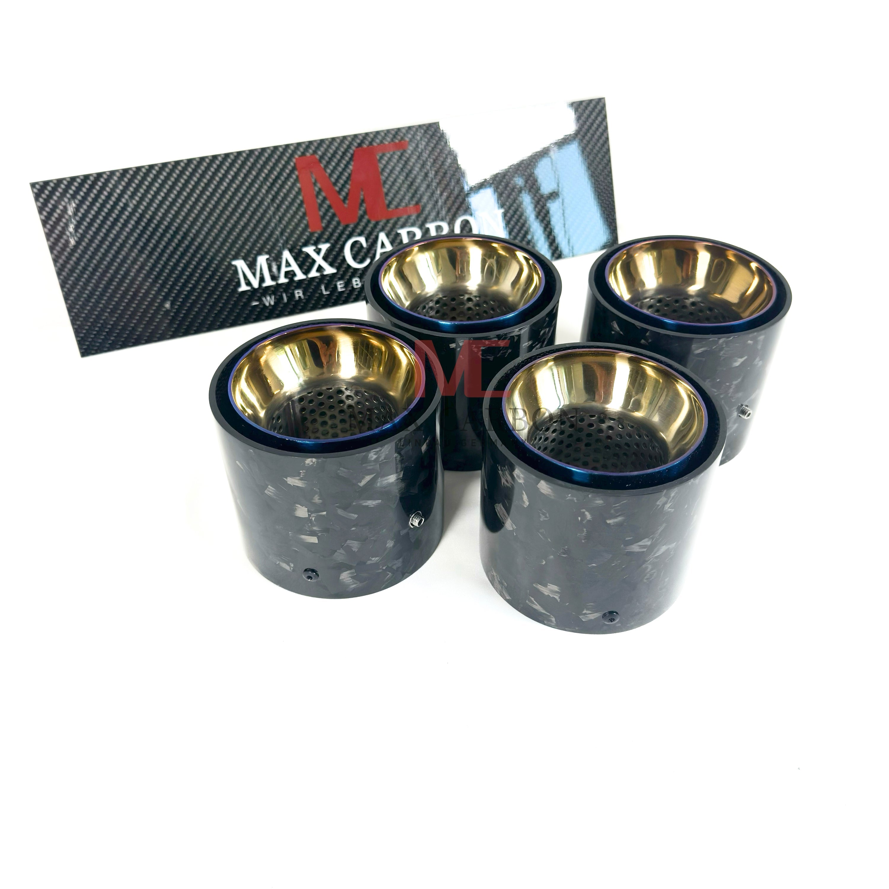 Forged Carbon Endrohrblenden für BMW M2 G87 / M3 G80 G81 / M4 G82 G83 - Getsdowned