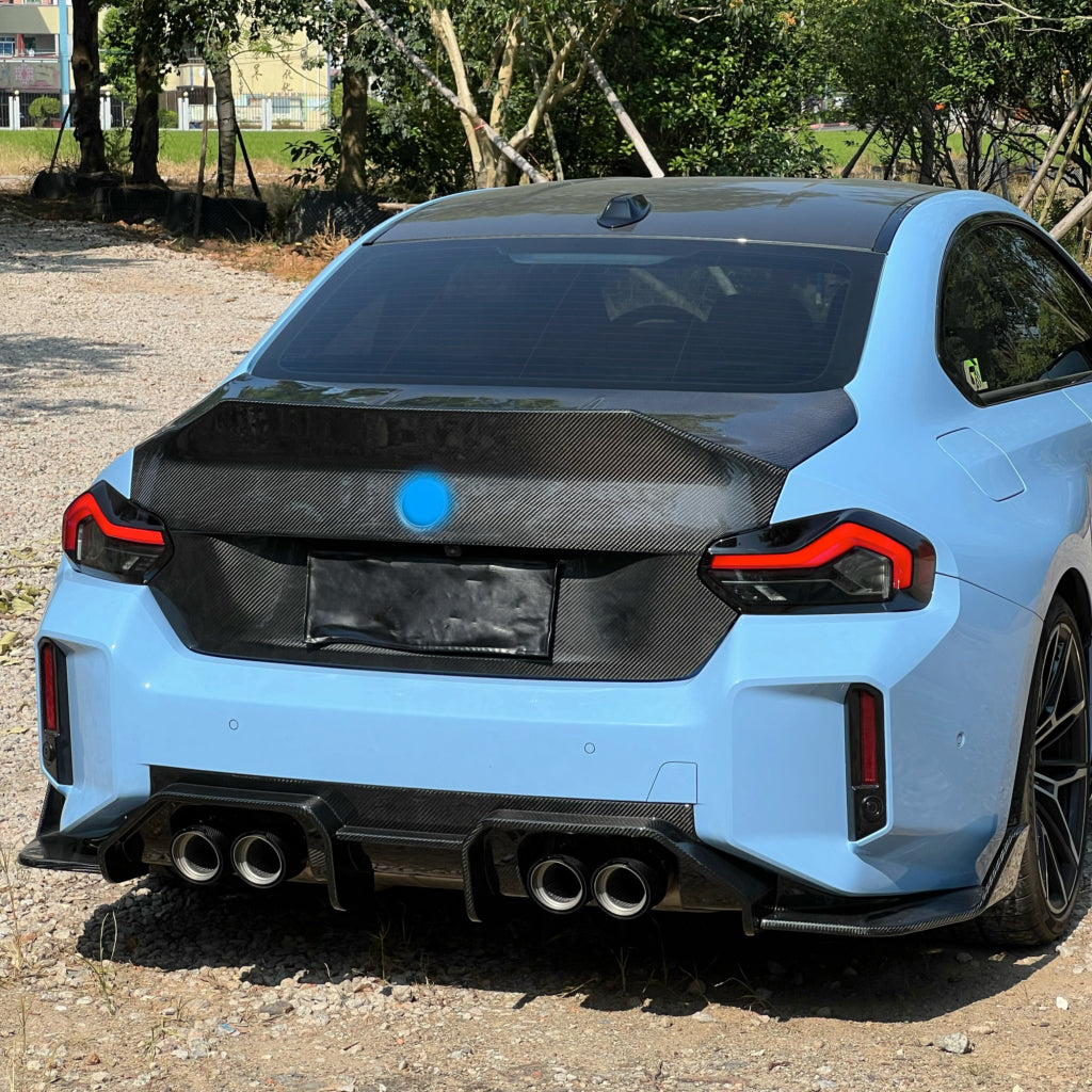 Dry Carbon Sport Heckklappe Carbon Klappe passend für BMW M2 G87 2er G42 Leichtbau inkl. Eintragung - Getsdowned