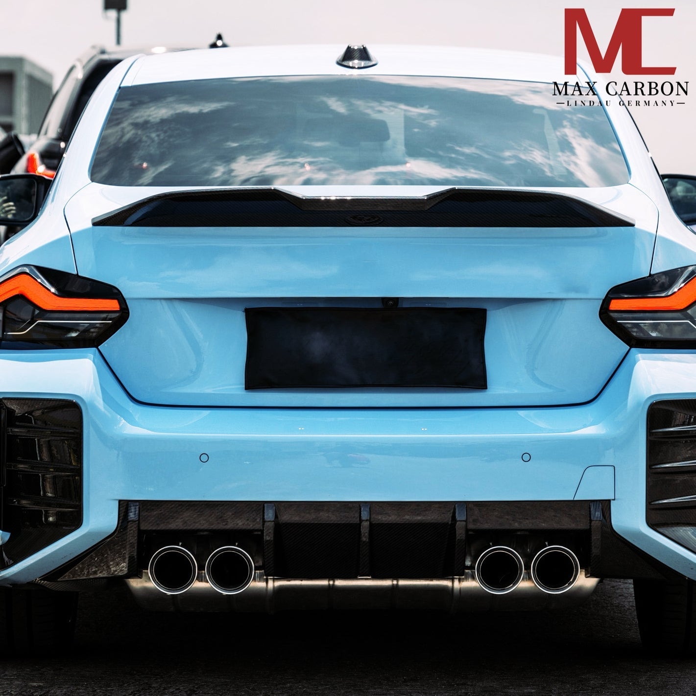 Dry Carbon Heckddiffusor V1 passend für BMW M2 G87 - Getsdowned