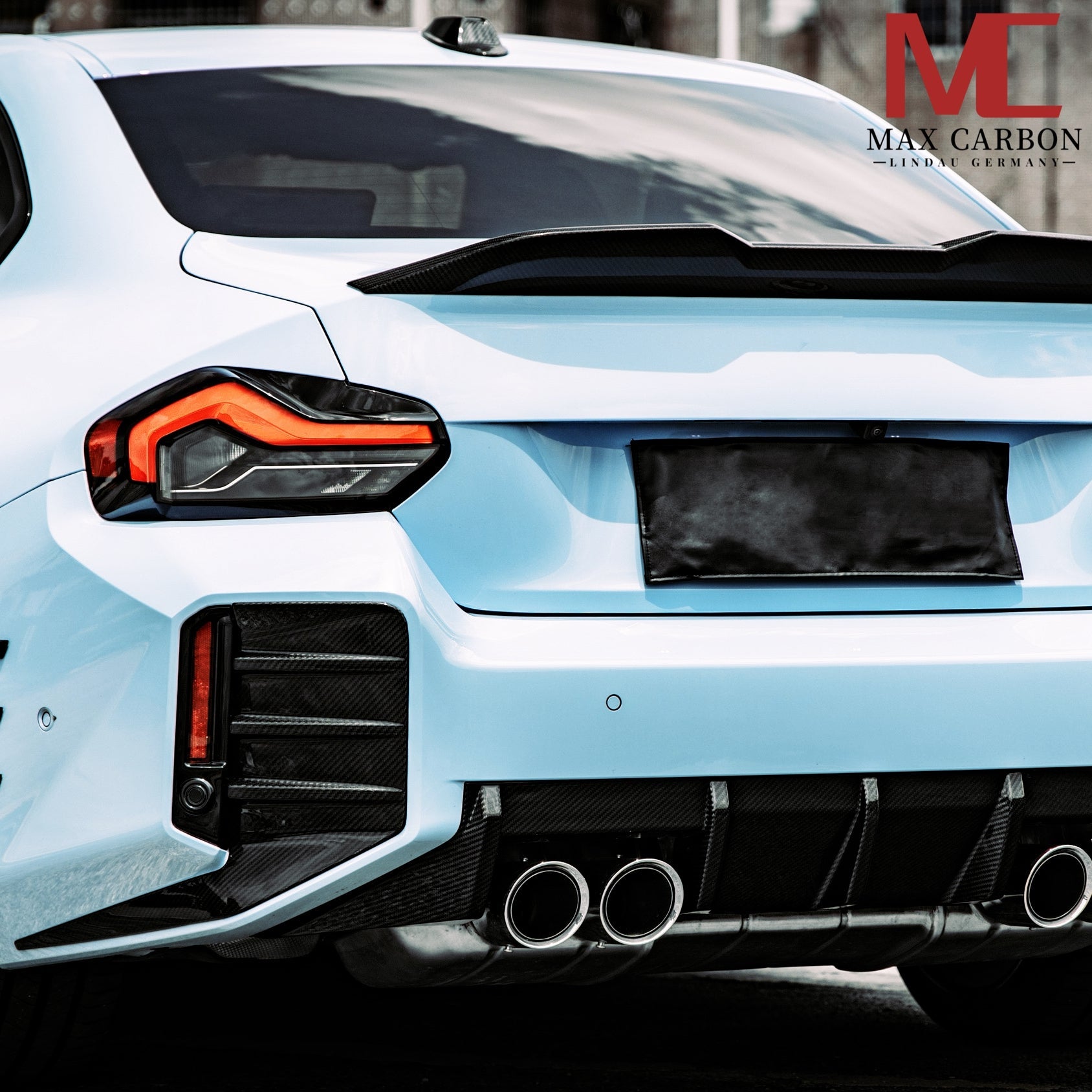 Dry Carbon Heckddiffusor V1 passend für BMW M2 G87 - Getsdowned