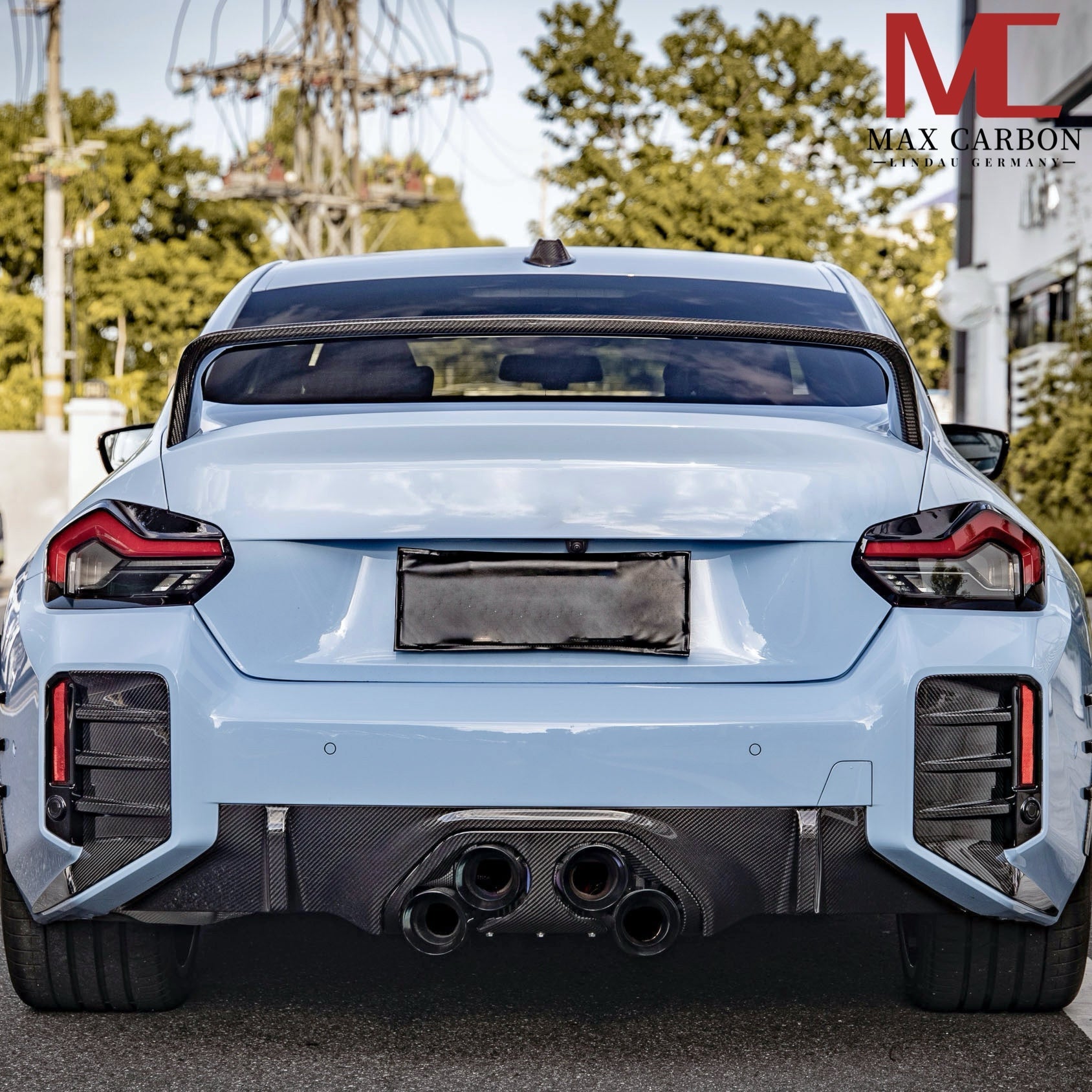 Dry Carbon Heckdiffusor passend für BMW M2 G87 inkl. LCI - Getsdowned