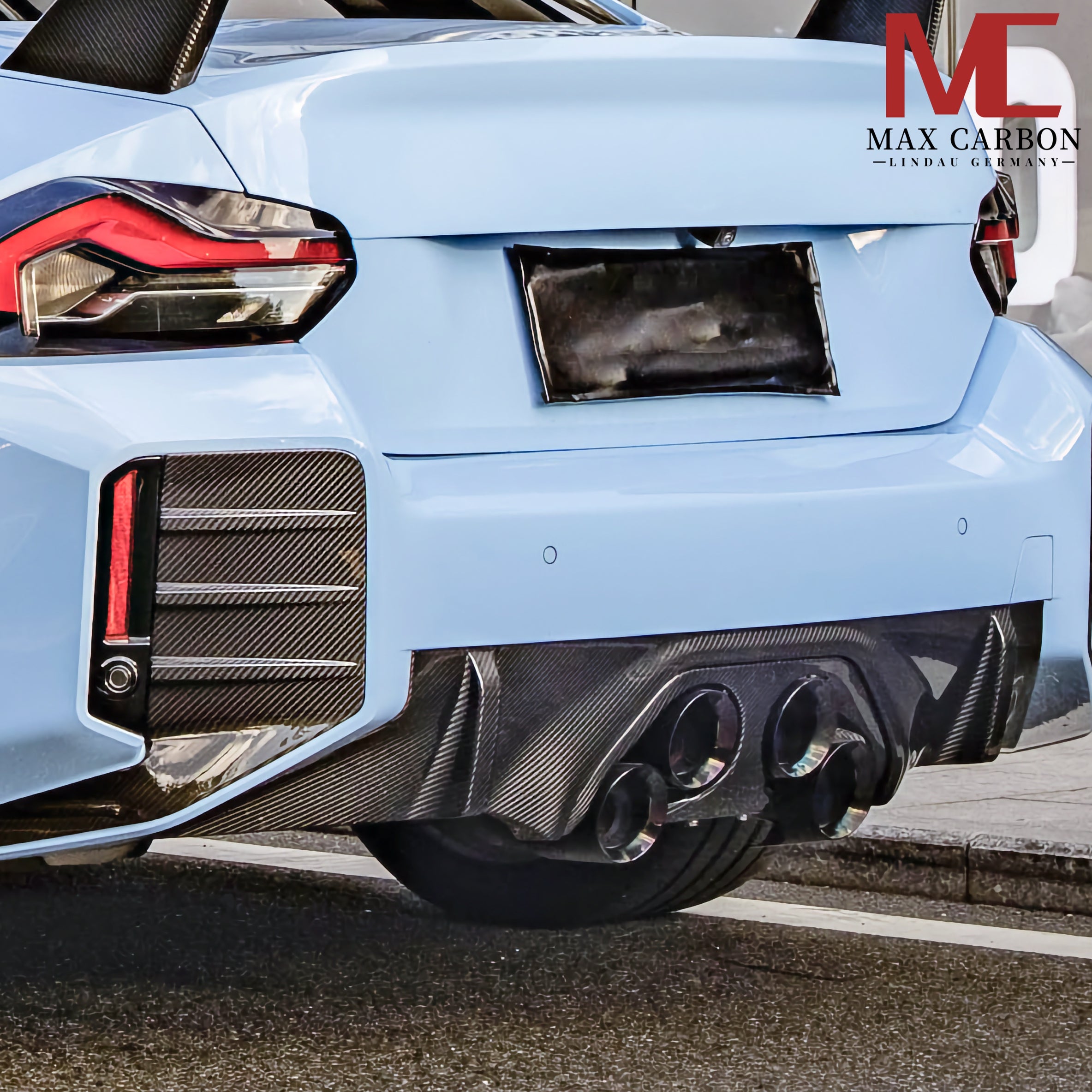 Dry Carbon Heckdiffusor passend für BMW M2 G87 inkl. LCI - Getsdowned