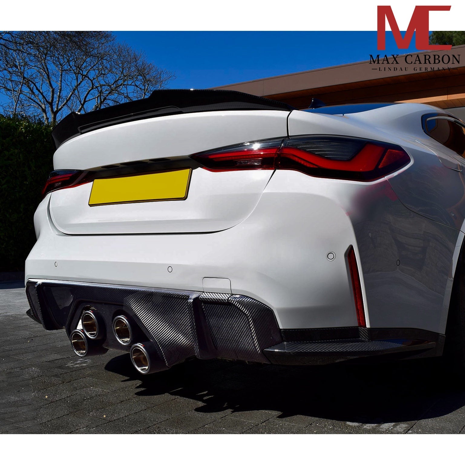 Dry Carbon Heckdiffusor "Performance Style" für BMW M3 G80 G81 / M4 G82 G83 inkl. LCI - Getsdowned