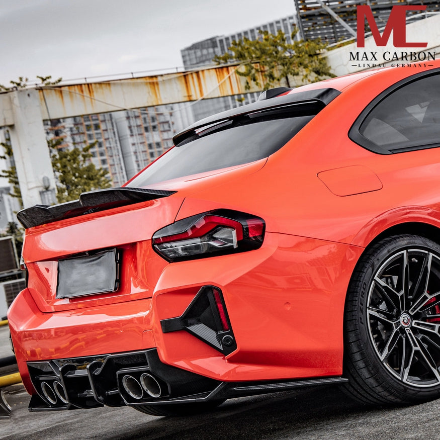 Dry Carbon Dachkantenspoiler Dachlippe passend für BMW M2 G87 / 2er G42 M240i inkl. LCI - Getsdowned