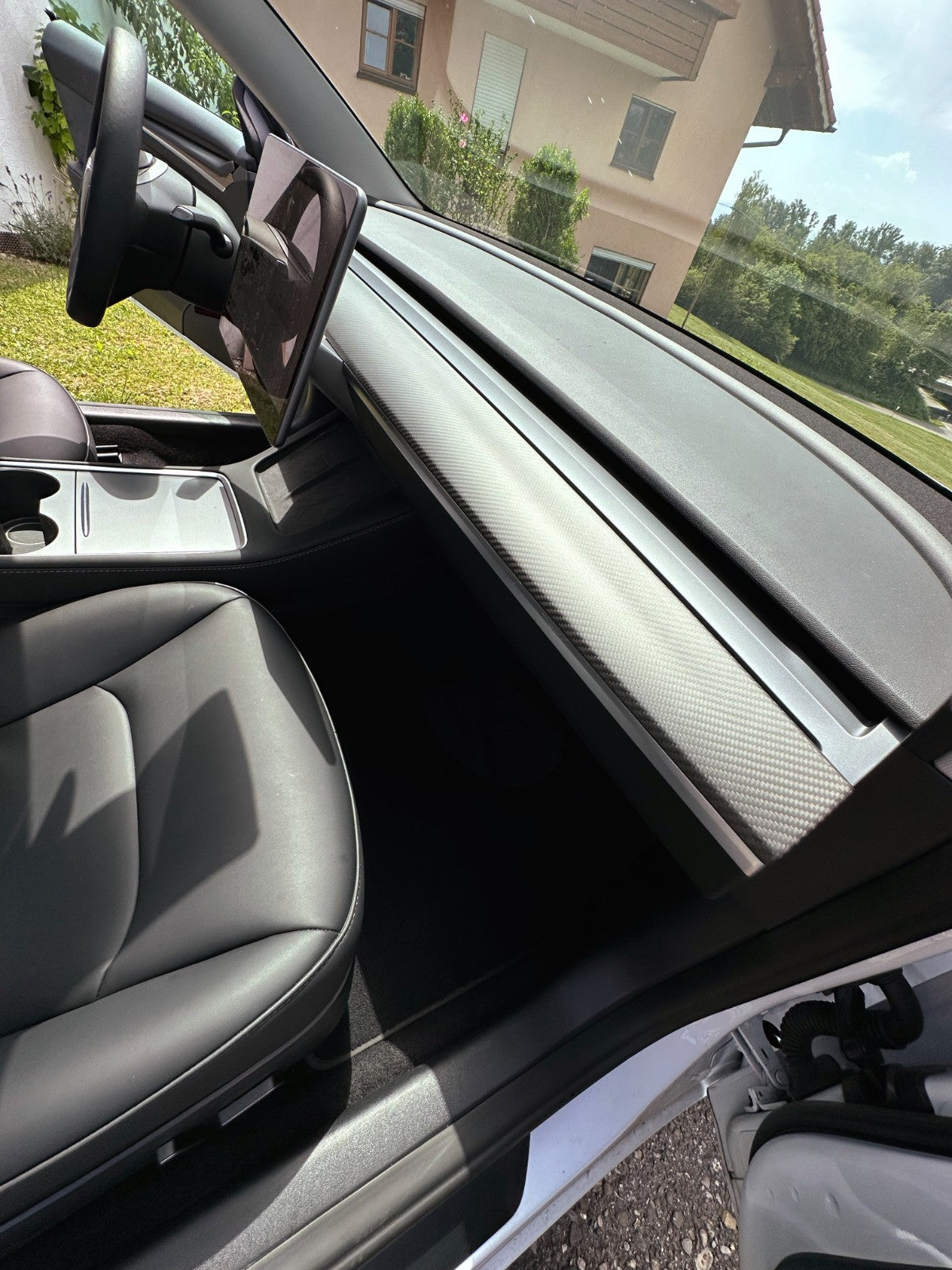 DRY CARBON Performance Armaturenbrett Abdeckung Blenden im Satz passend für TESLA MODEL 3 MODEL Y - Getsdowned