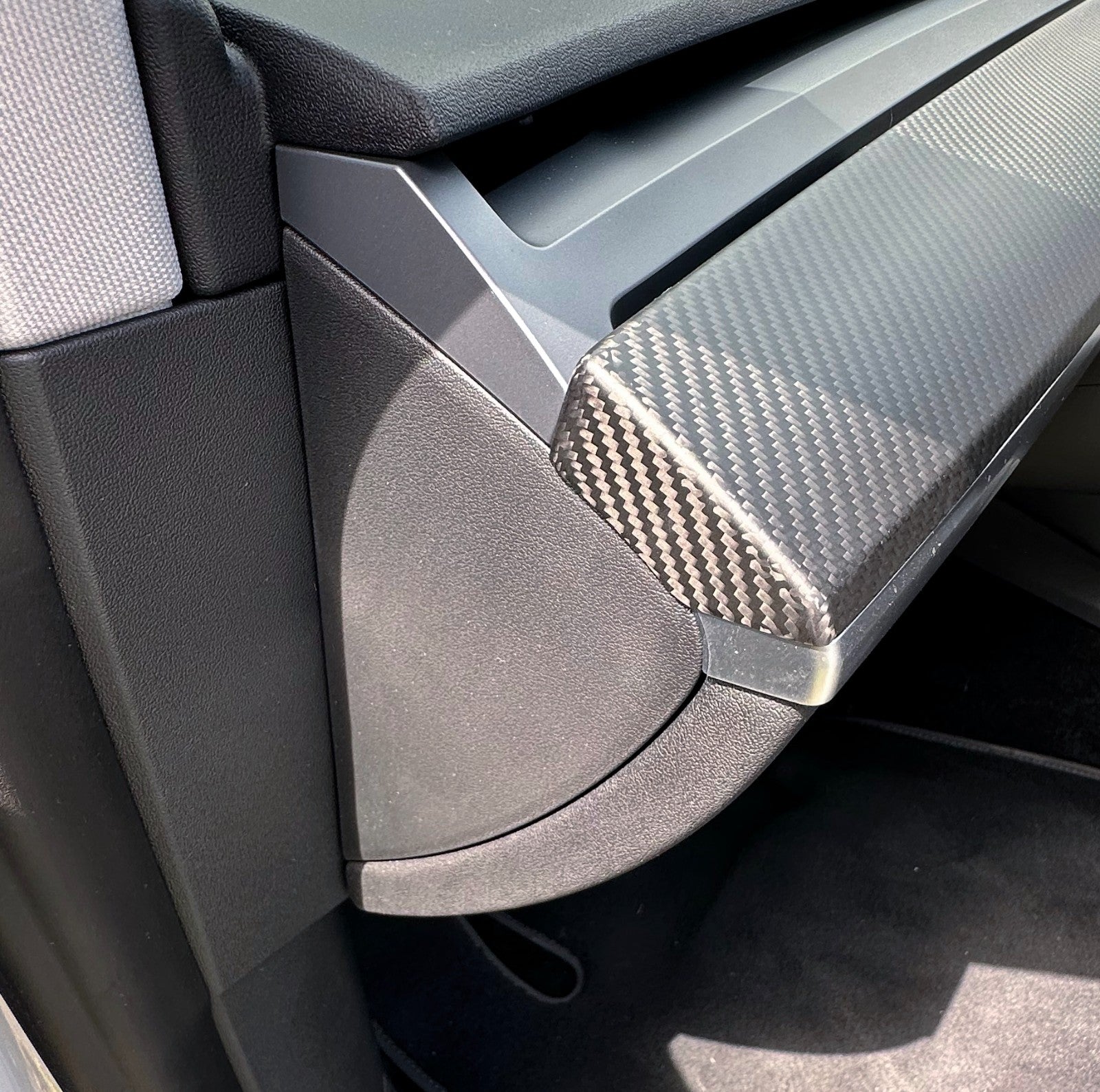 DRY CARBON Performance Armaturenbrett Abdeckung Blenden im Satz passend für TESLA MODEL 3 MODEL Y - Getsdowned