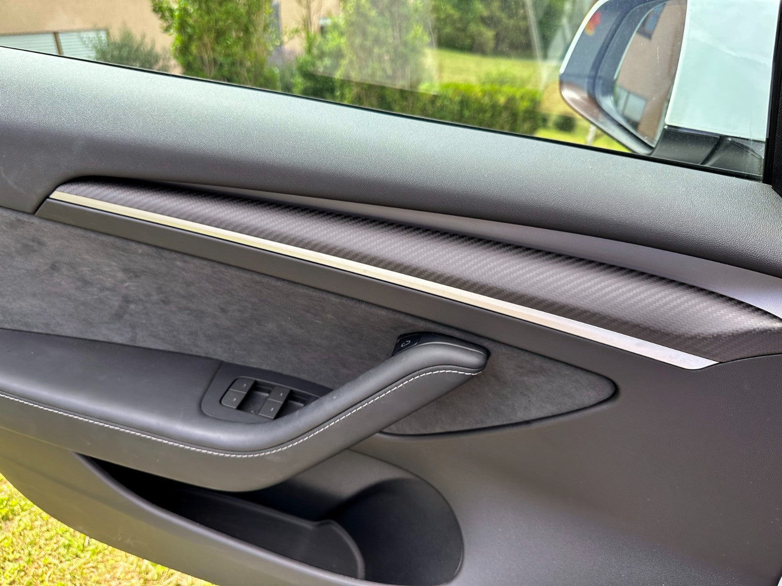 MAX CARBON Performance Türverkleidung Tür Blenden Abdeckung im Satz passend für TESLA MODEL 3 MODEL Y - Getsdowned