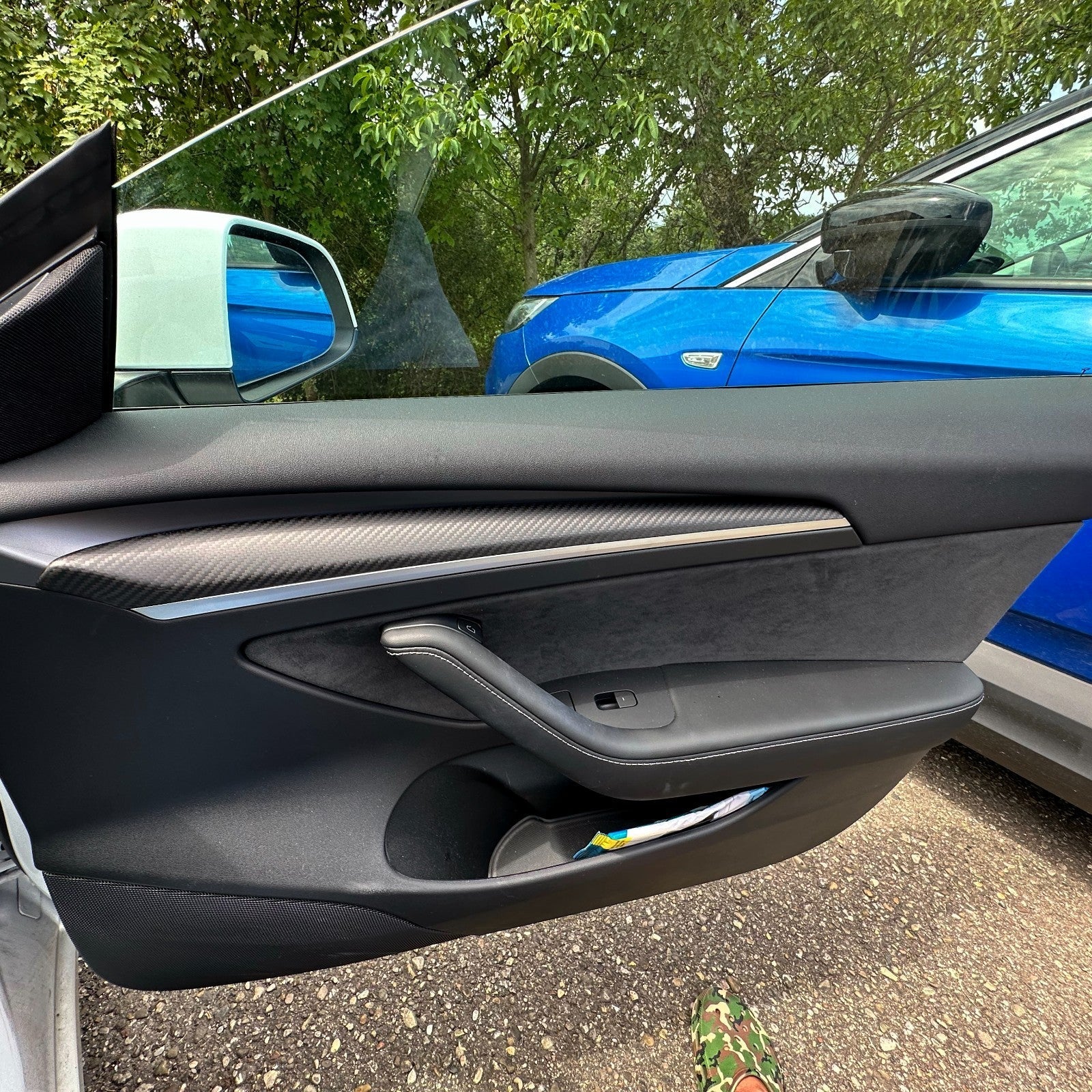 MAX CARBON Performance Türverkleidung Tür Blenden Abdeckung im Satz passend für TESLA MODEL 3 MODEL Y - Getsdowned