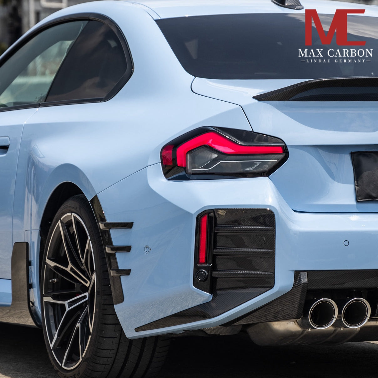 Dry Carbon Kotflügel Verbreiterung V1 Hinten passend für BMW M2 G87 inkl. LCI - Getsdowned